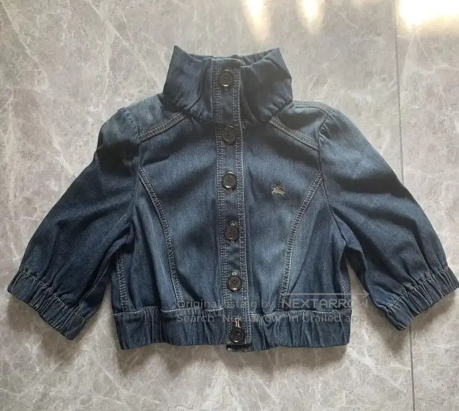 Burberry Burberry Blue Cotton Jacket for Women. Size M / US 6-8 / IT 42-44 - 1 Thumbnail