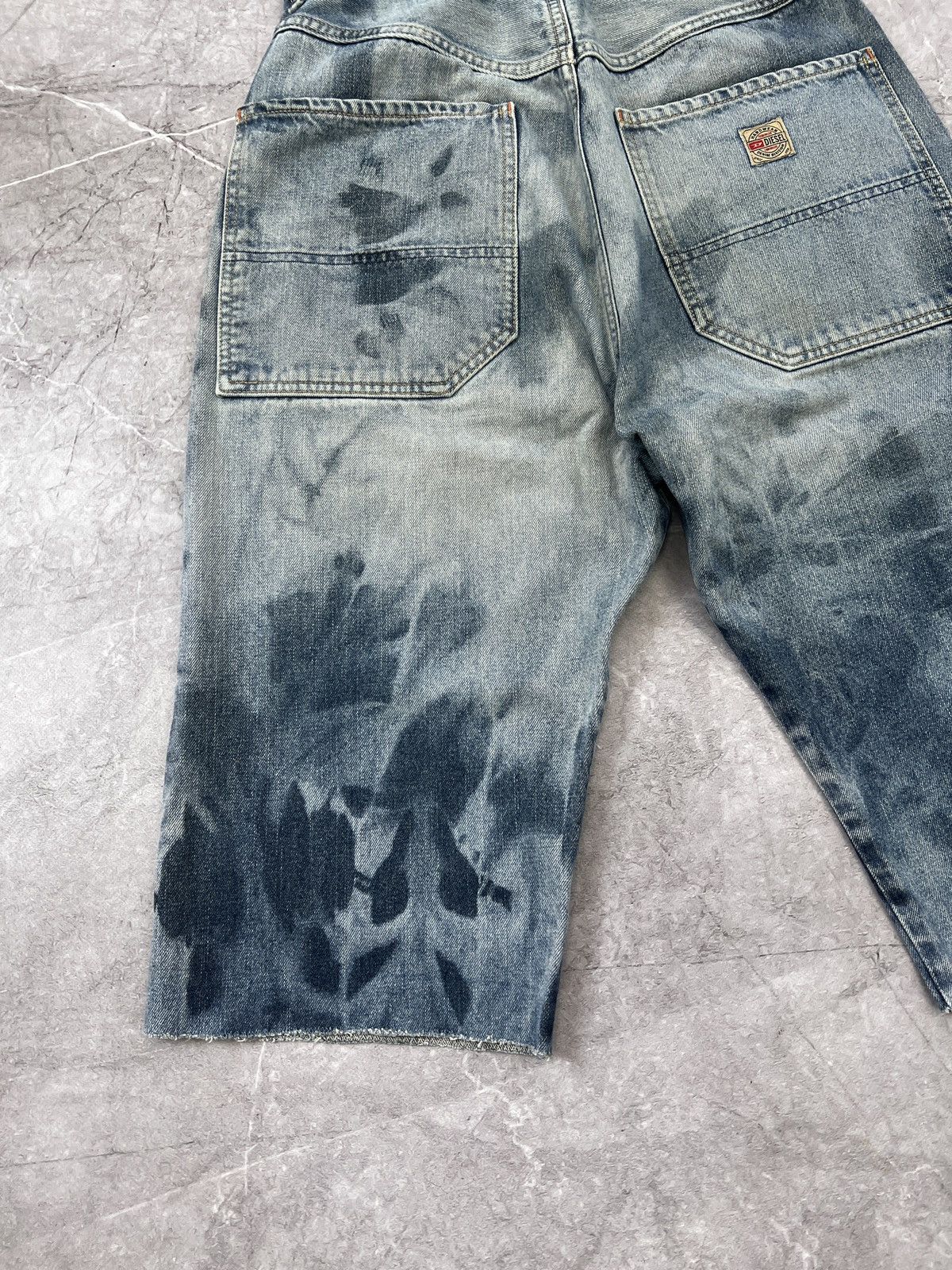 Designer × Diesel Vintage 90s diesel carpenter cargo washed pants Shirts y2k Size US 29 - 9 Thumbnail