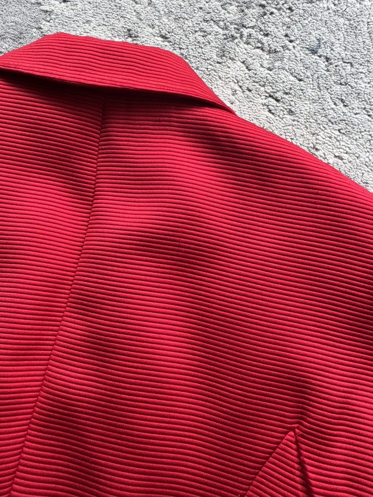Christian Dior Monsieur Christian Dior Vintage Red Blazer Jacket Size 2 made in USA Size S / US 4 / IT 40 - 12 Thumbnail