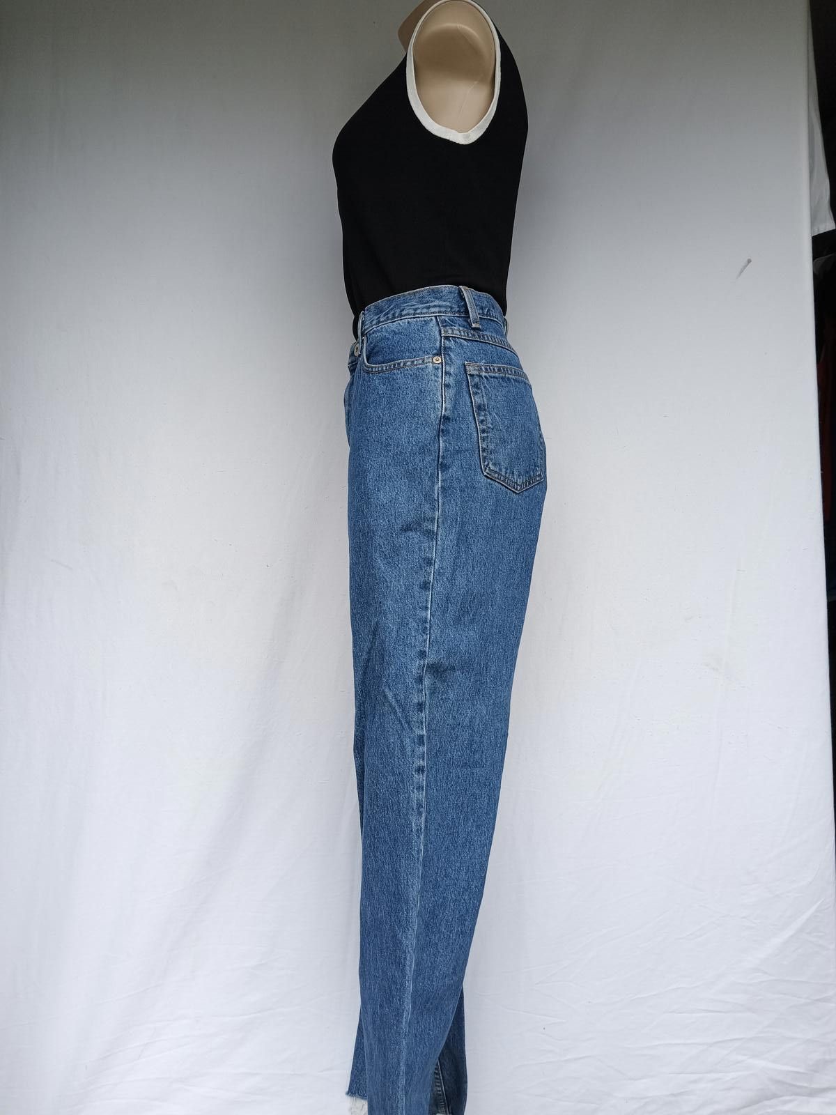 Ann Taylor Ann Taylor High-Waisted Flared Jeans Size 32" / US 10 / IT 46 - 3 Thumbnail