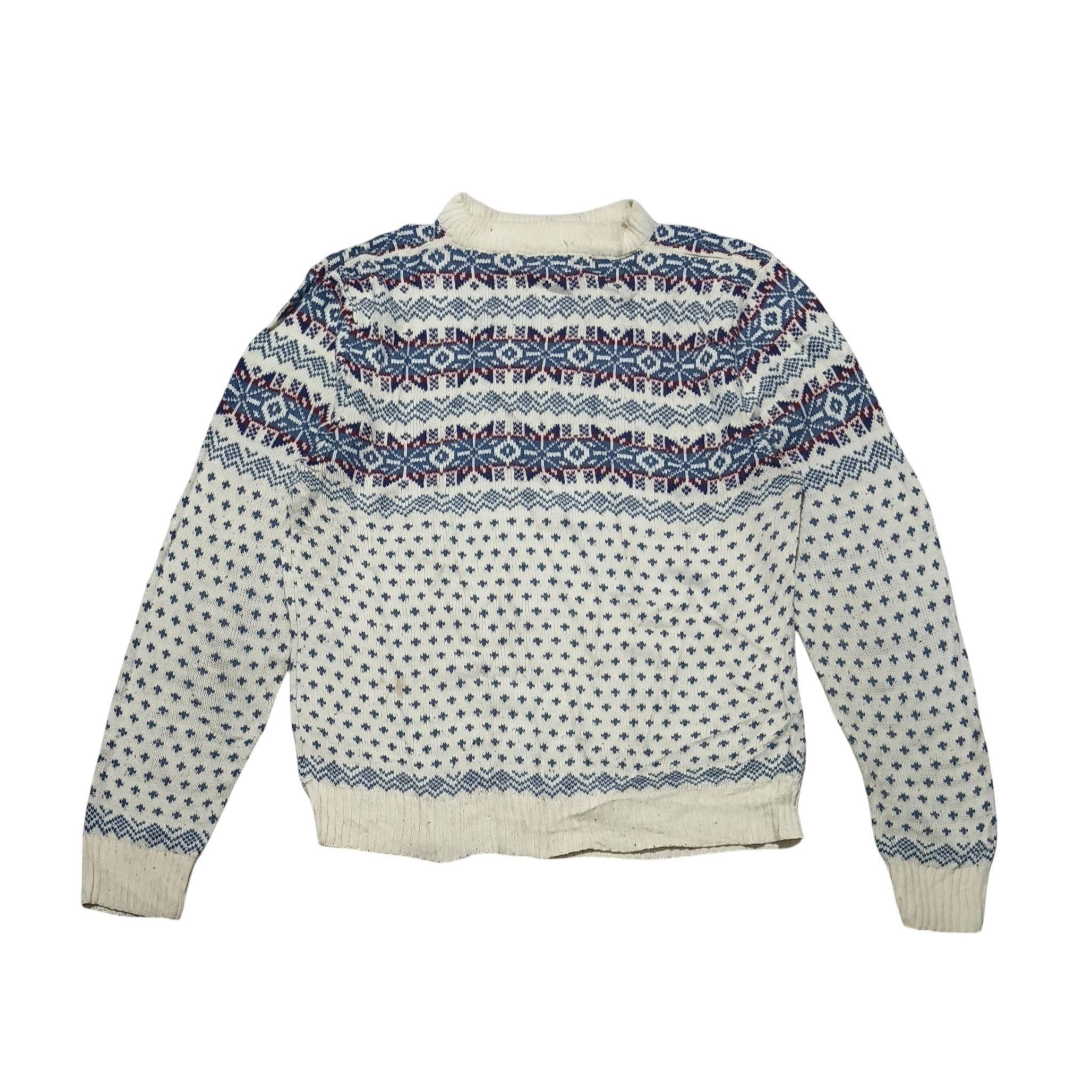 Other Vintage 80s ASTOR ONE Ethnic Striped Motifs Knit Sweater Size US XL / EU 56 / 4 - 1 Thumbnail