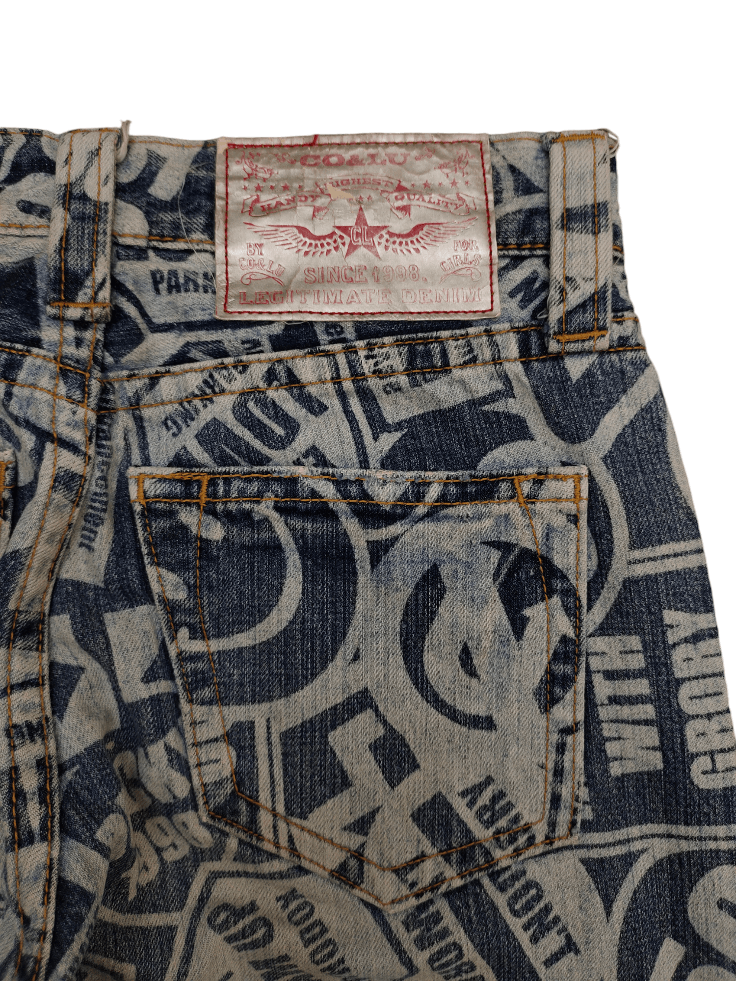 If Six Was Nine CO&LU Fullprint Design Denim Pants Julius Style Size US 28 / EU 44 - 12 Thumbnail