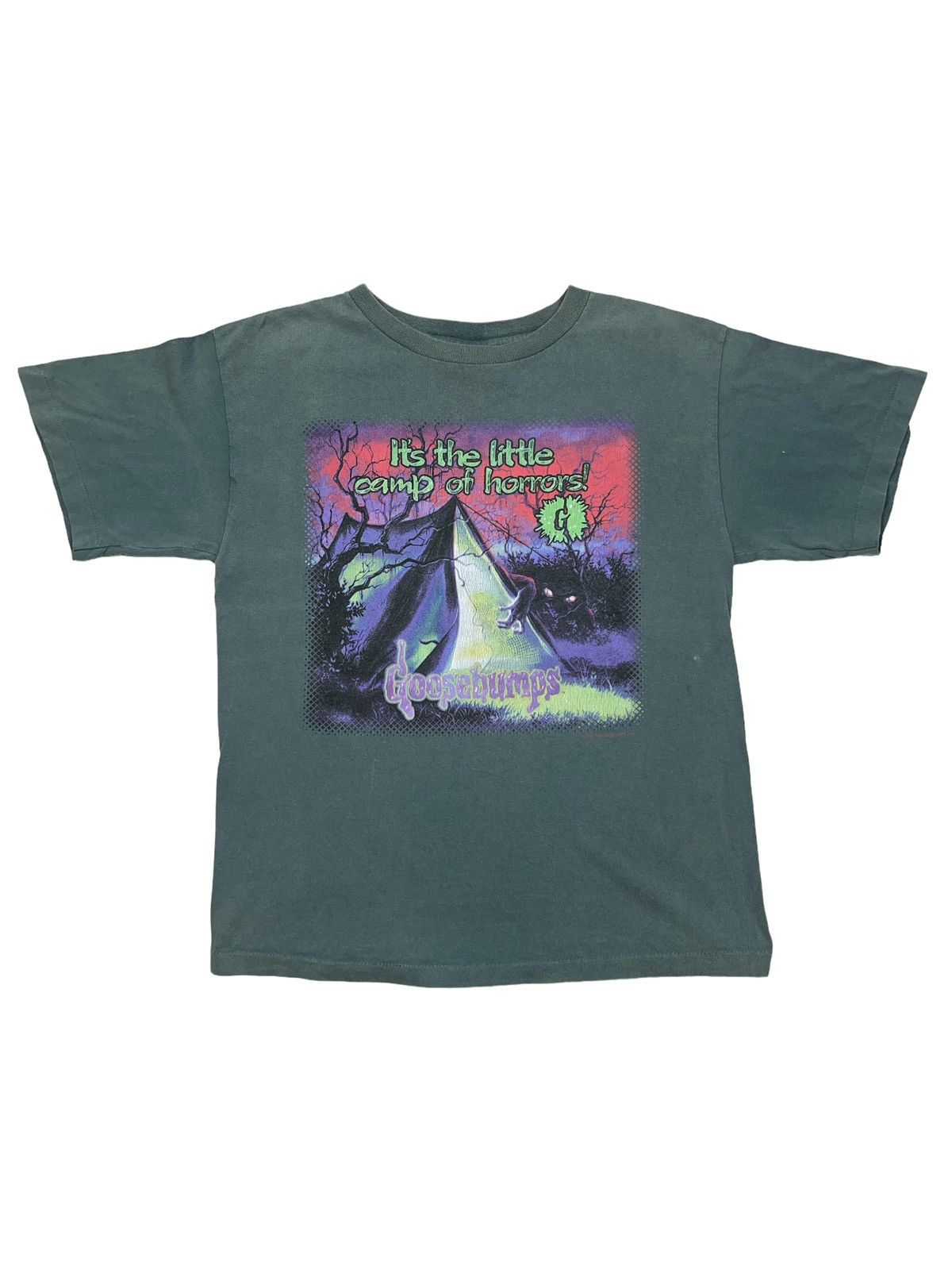 Expert Horror Vintage 90s Goosebumps It’s the little Camp of Horrors tee Size US S / EU 44-46 / 1 - 1 Thumbnail