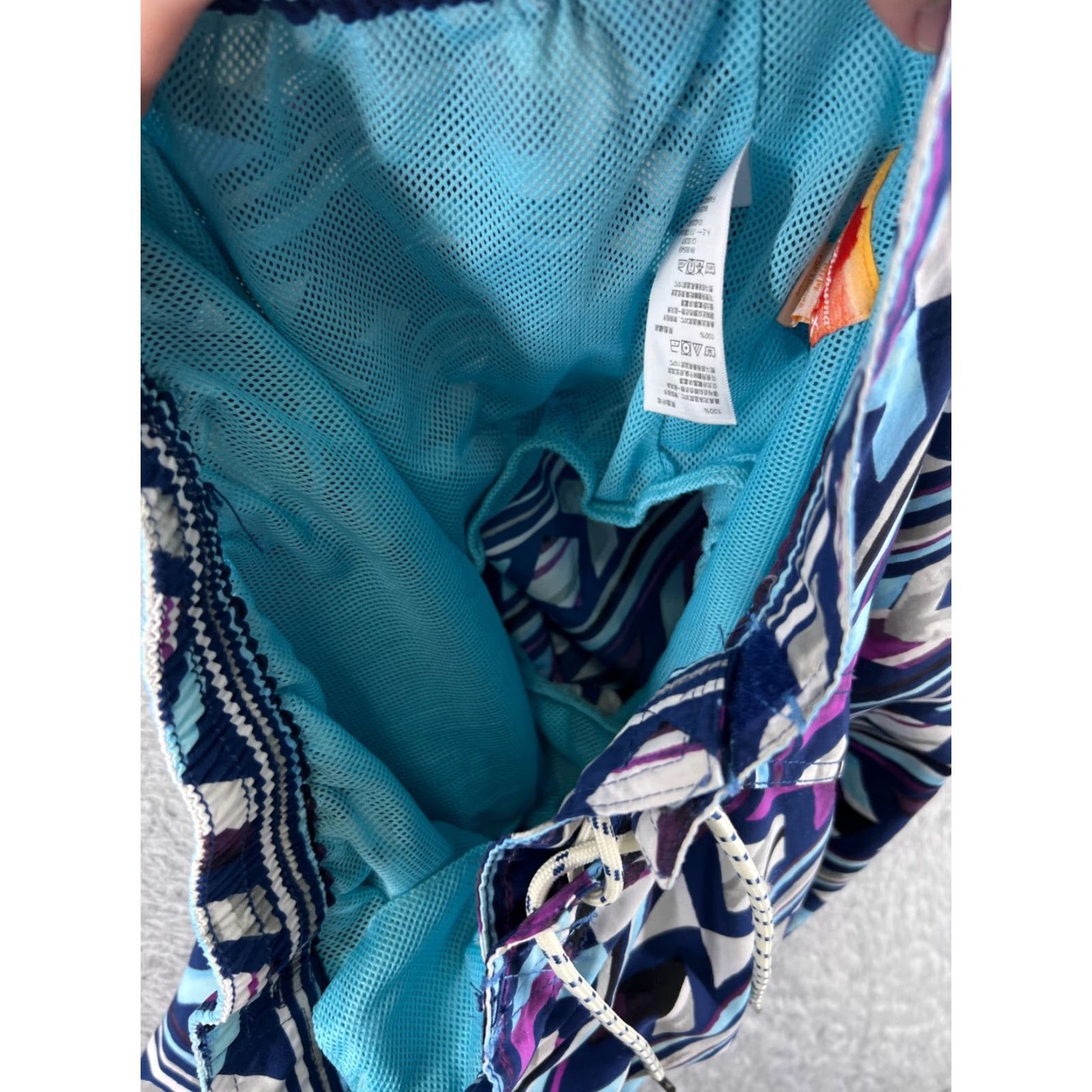 Tommy Bahama Tommy Bahama Swim Trunks Men Medium Blue Southwestern Pattern Board Shorts Beach Size US 31 - 5 Thumbnail