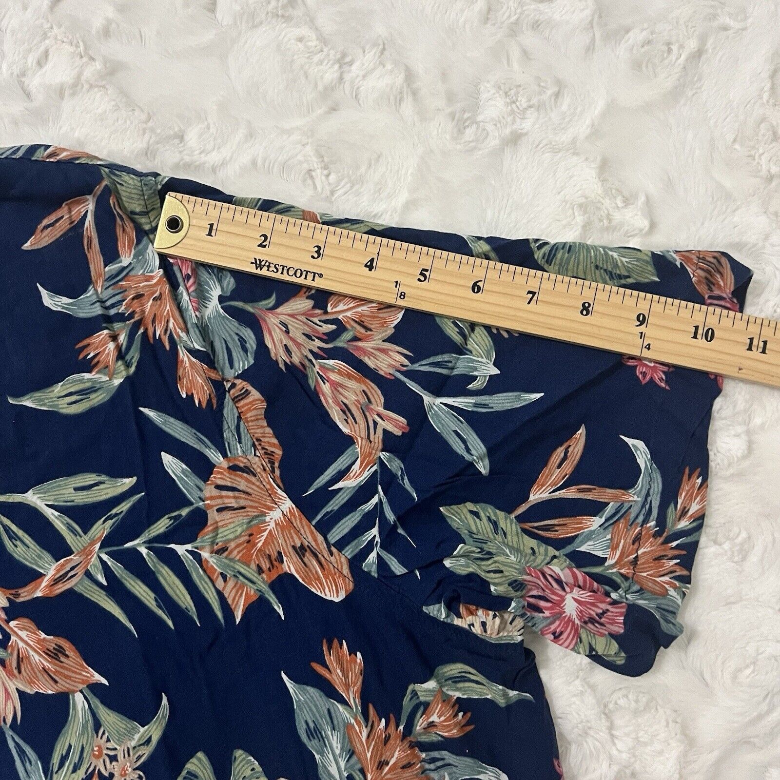 Other Island Passport Shirt Mens Sz 2XLT Short Sleeve Rayon Floral Size US XXL / EU 58 / 5 - 7 Thumbnail