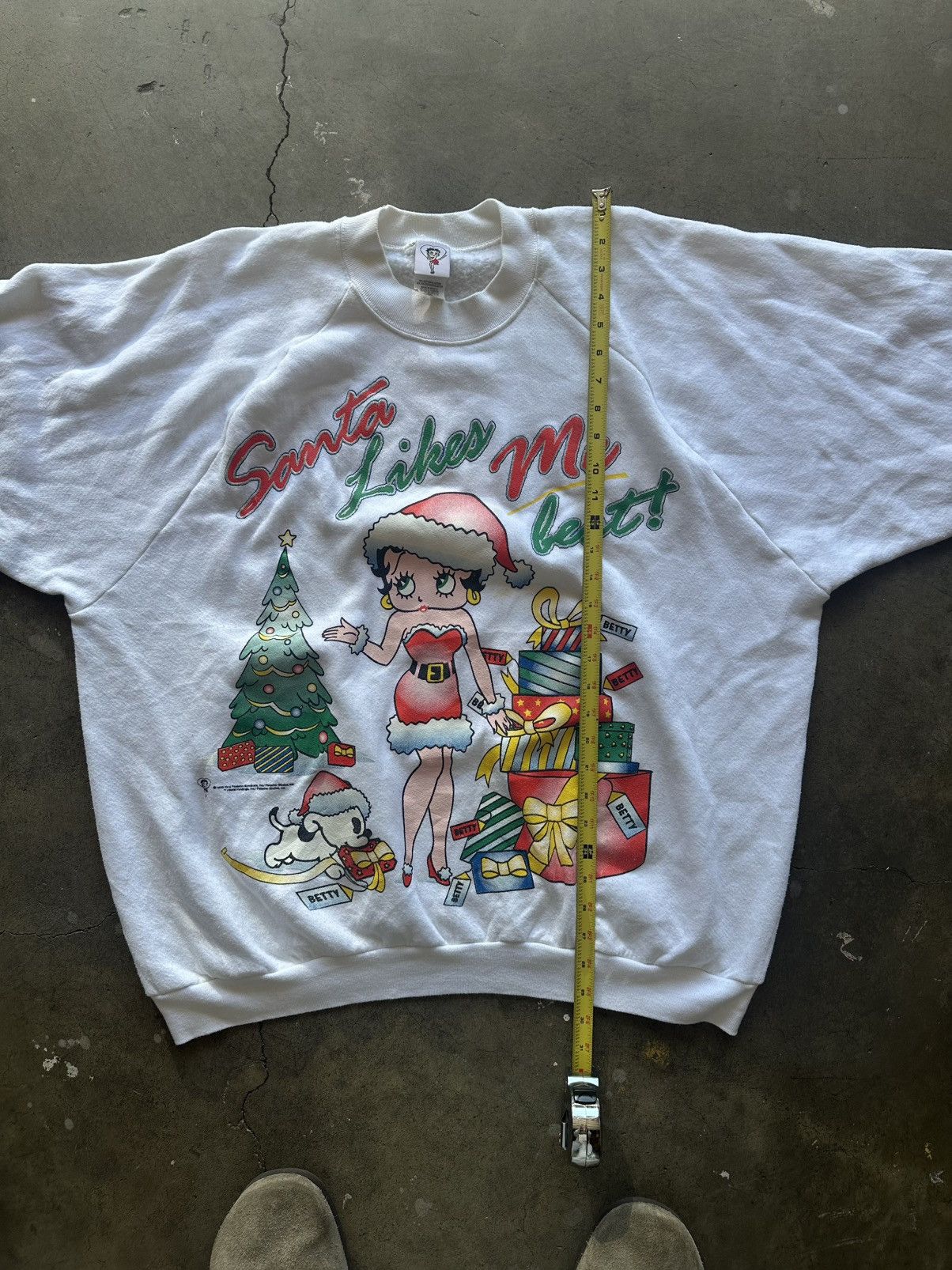 Vintage Vintage Betty Boop Christmas crew Size US XXL / EU 58 / 5 - 9 Thumbnail