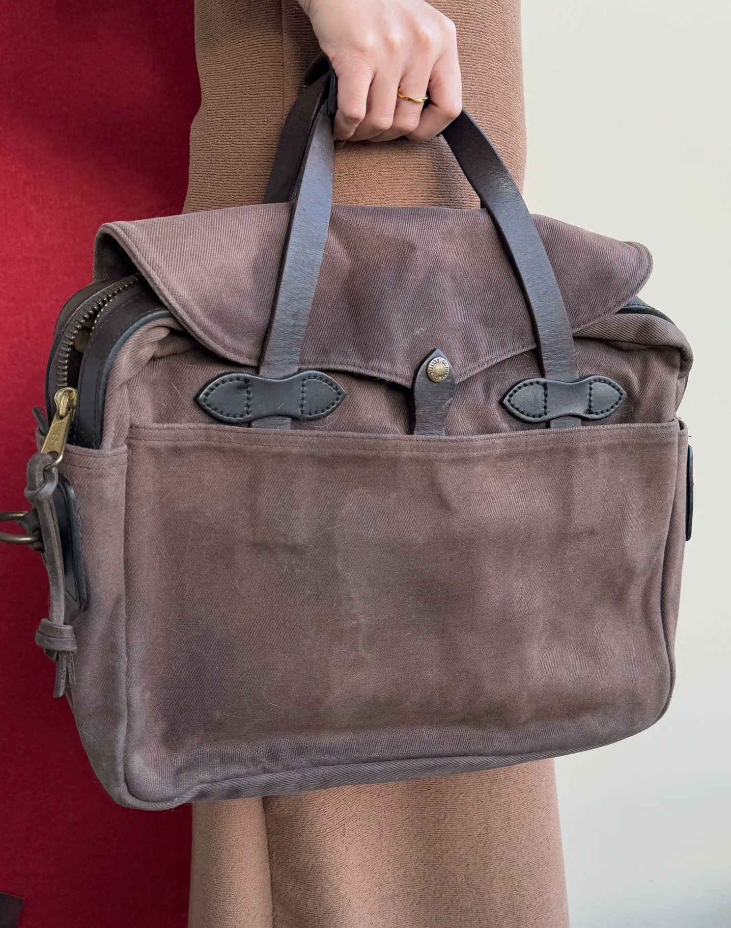 Filson Filson 70257 Canvas Crossbody Business Bag Size ONE SIZE - 1 Thumbnail