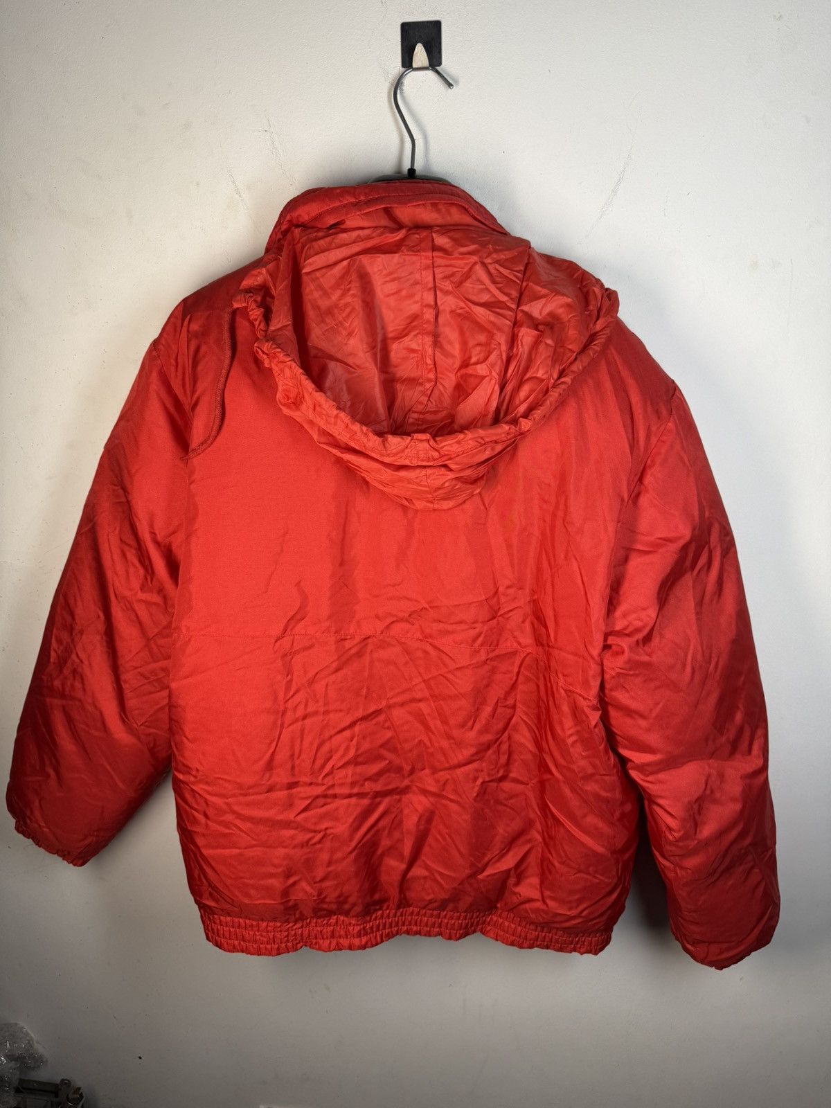 Yves Saint Laurent 90s Winter YSL Down Jacket Puffer Red Bomber Heavy Coat Size US M / EU 48-50 / 2 - 24 Thumbnail
