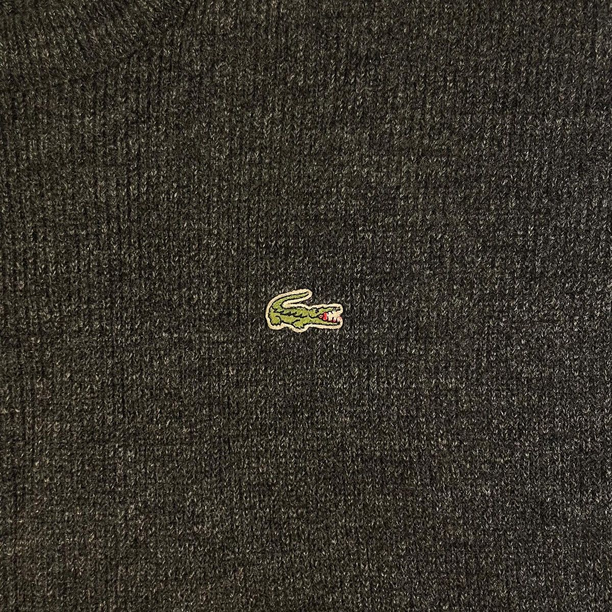 Lacoste Grey Lacoste knit jumper sweater Size US L / EU 52-54 / 3 - 5 Thumbnail