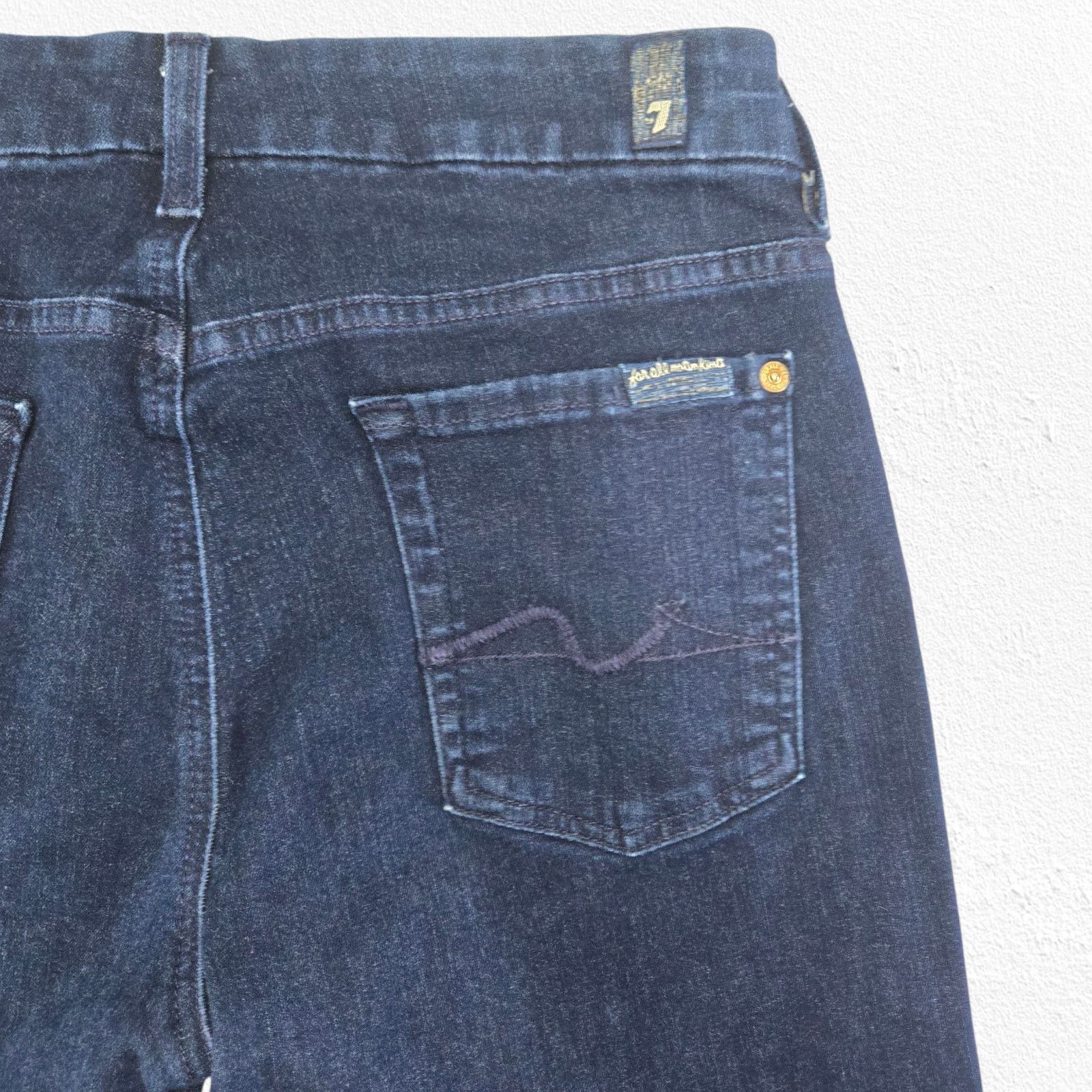 7 For All Mankind 7 For All Mankind Kimmie Bootcut Dark Low Rise Jeans Size 30 Size 30" / US 8 / IT 44 - 9 Thumbnail