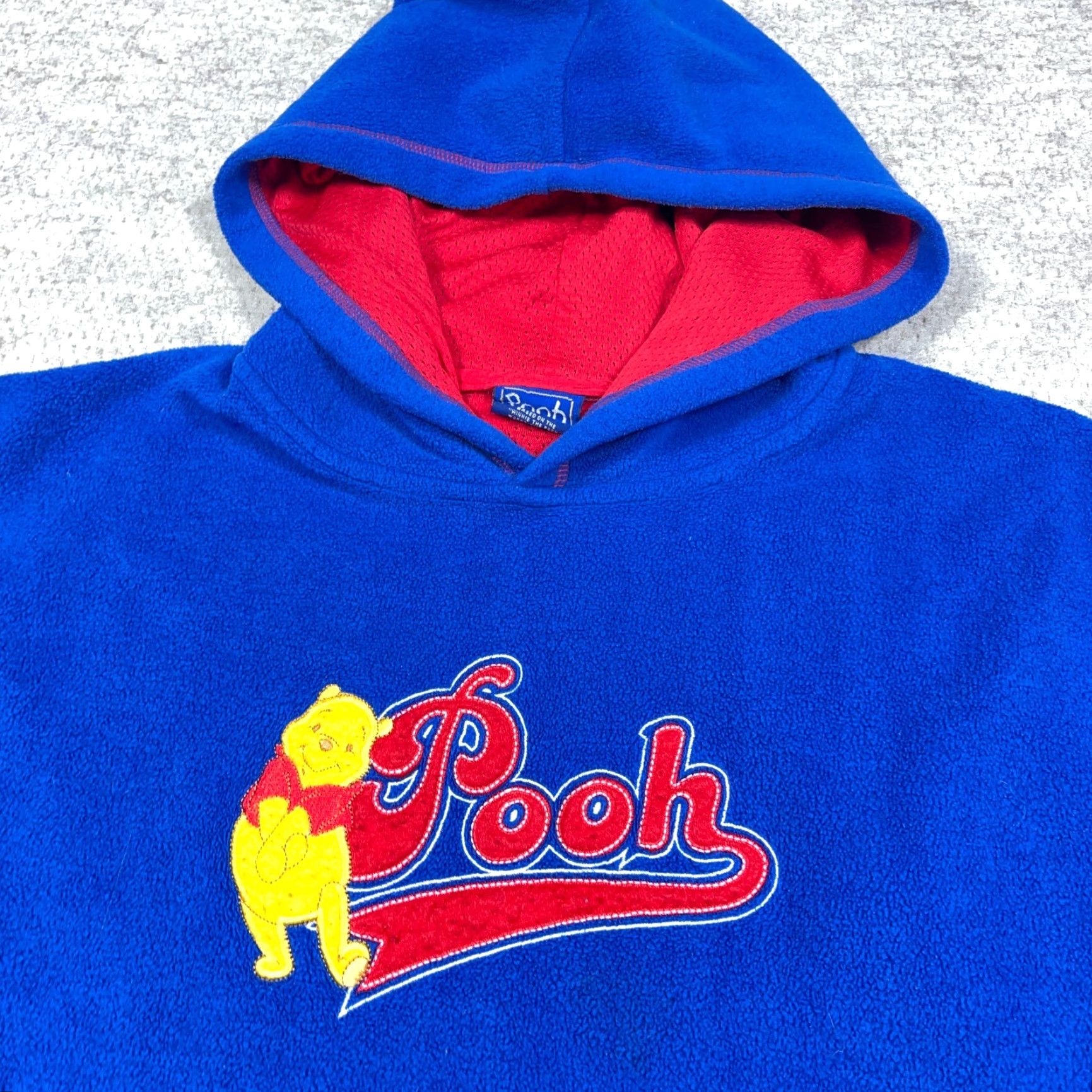 Disney Disney Winnie The Pooh Hoodie Vintage Women Blue Fleece Pullover 2XL XXL Size XXL / US 16-18 / IT 52-54 - 3 Thumbnail