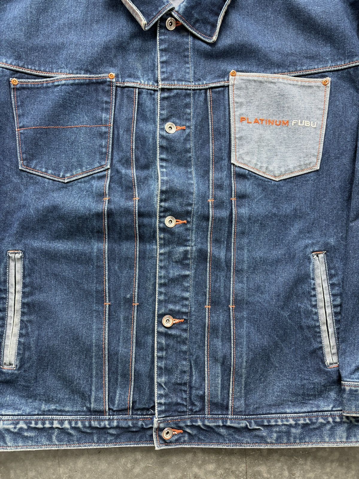 Fubu Vintage Y2K Platinum Fubu Russell vs Rudy Denim Jacket Size US XXL / EU 58 / 5 - 8 Thumbnail