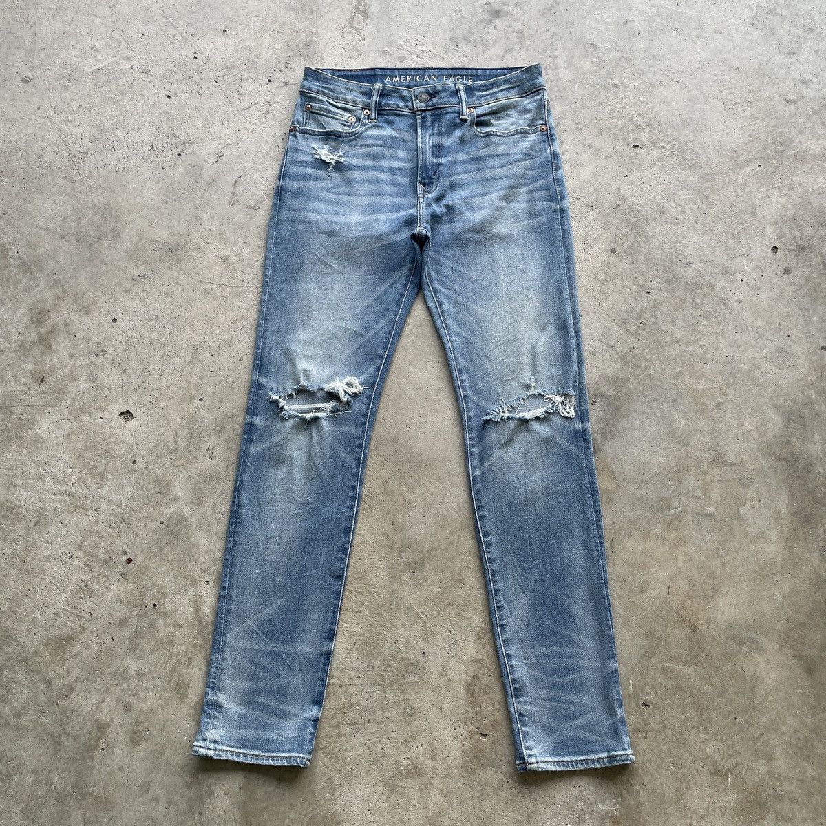 American Eagle Outfitters Vintage American Eagle Jeans Ripped Denim Distressed Pants Size US 31 - 1 Thumbnail