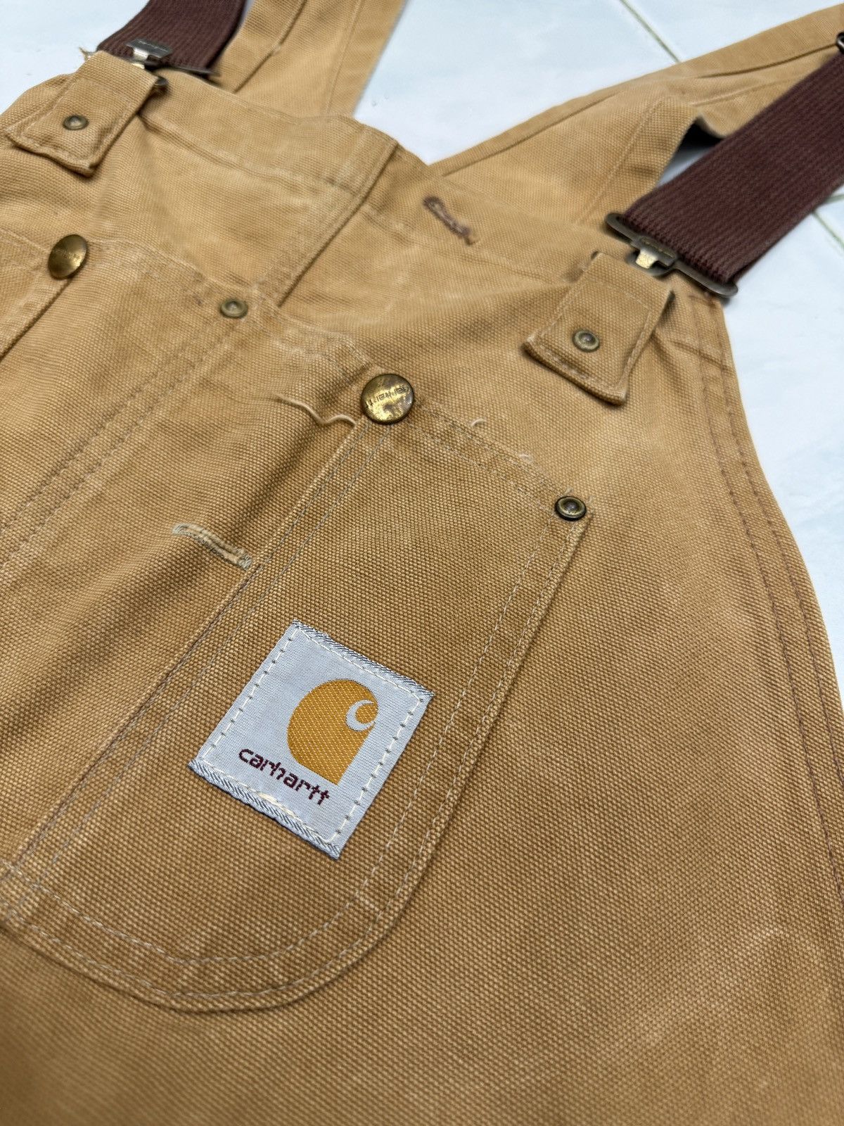 Carhartt 🔥🔥🔥ARCHIVE VINTAGE CARHARTT JUMPSUIT/OVERALL SIZE XL Size US 44 / EU 60 - 9 Thumbnail