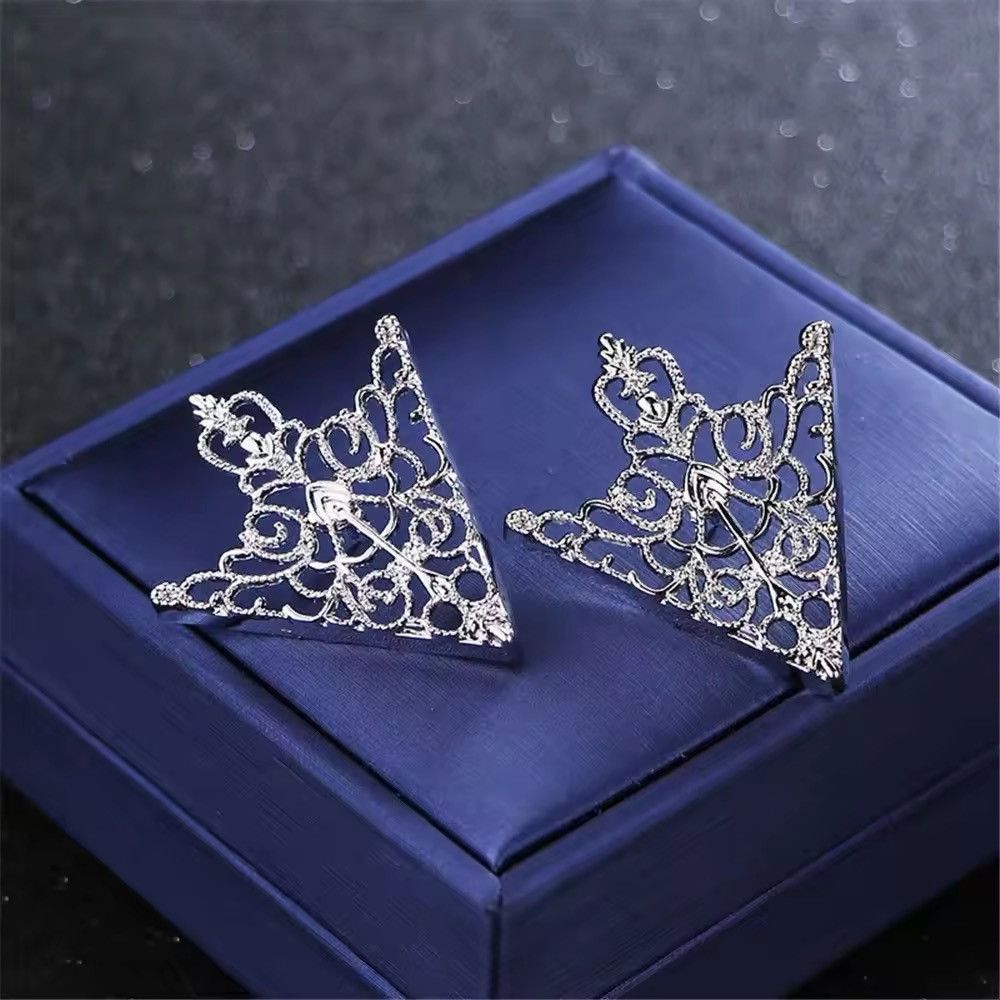 Jewelry Collar Angle Buckle Brooch Size ONE SIZE - 3 Thumbnail
