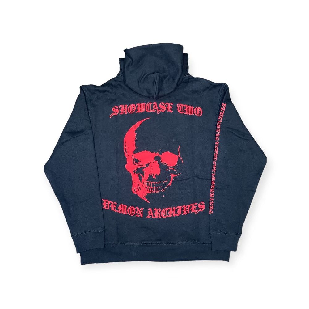Revenge Revenge Archive hoodie Black/Red | Grailed