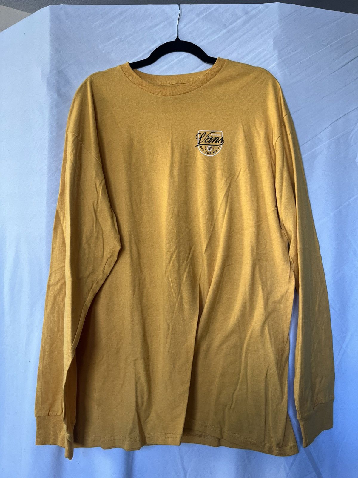 Vans Vans Men's Yellow Long Sleeve T-shirt Size US L / EU 52-54 / 3 - 1 Thumbnail