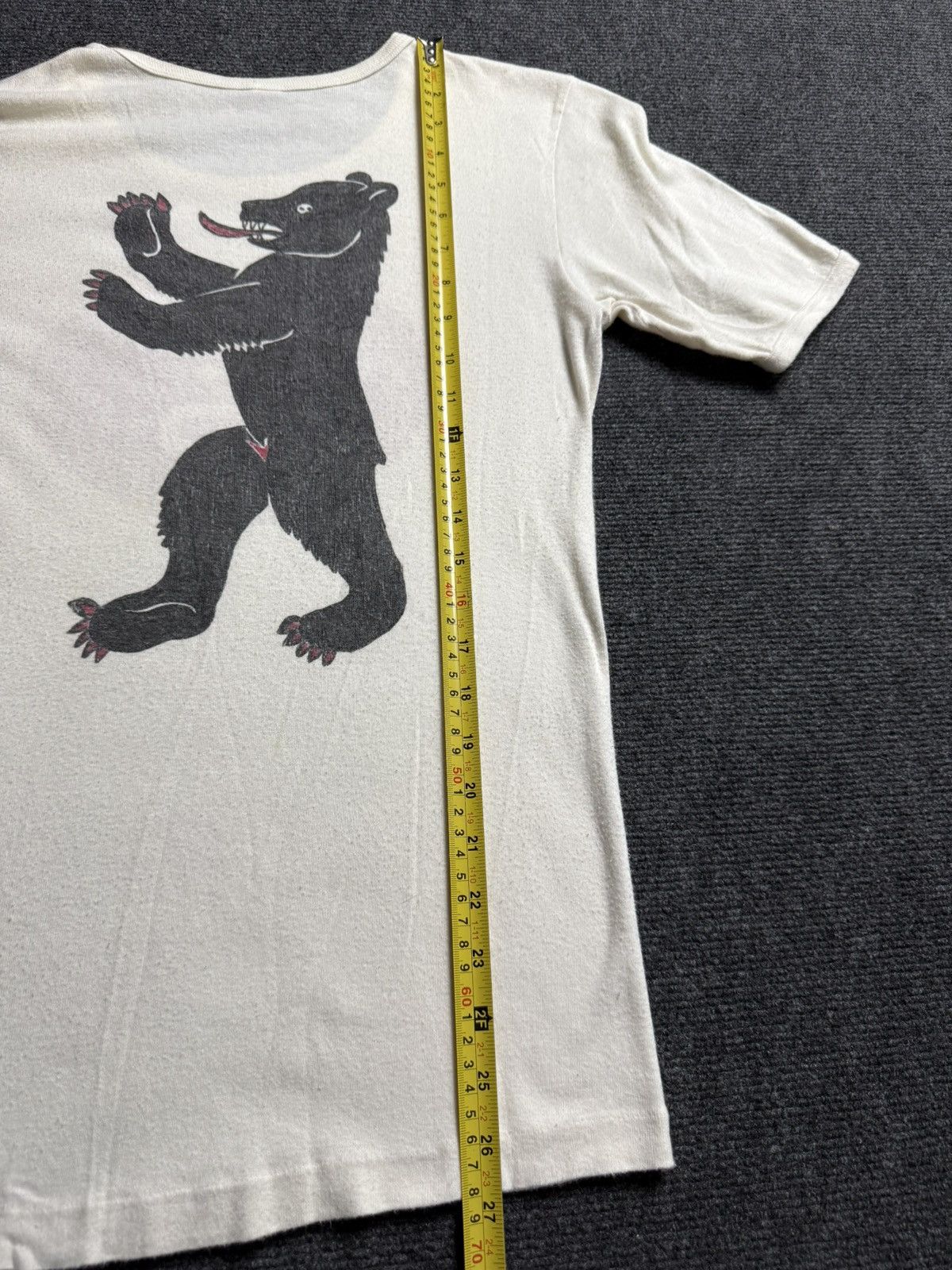 Vintage Retro 80s Vintage Bear Graphic Rare T-Shirt Single Stitch Size US M / EU 48-50 / 2 - 23 Thumbnail