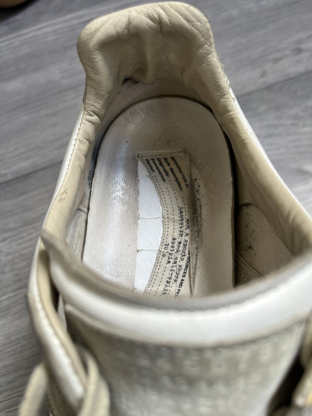 Maison Margiela Maison margiela replica gat low top sneakers sz 39.5 Size US 6.5 / EU 39-40 - 10 Thumbnail