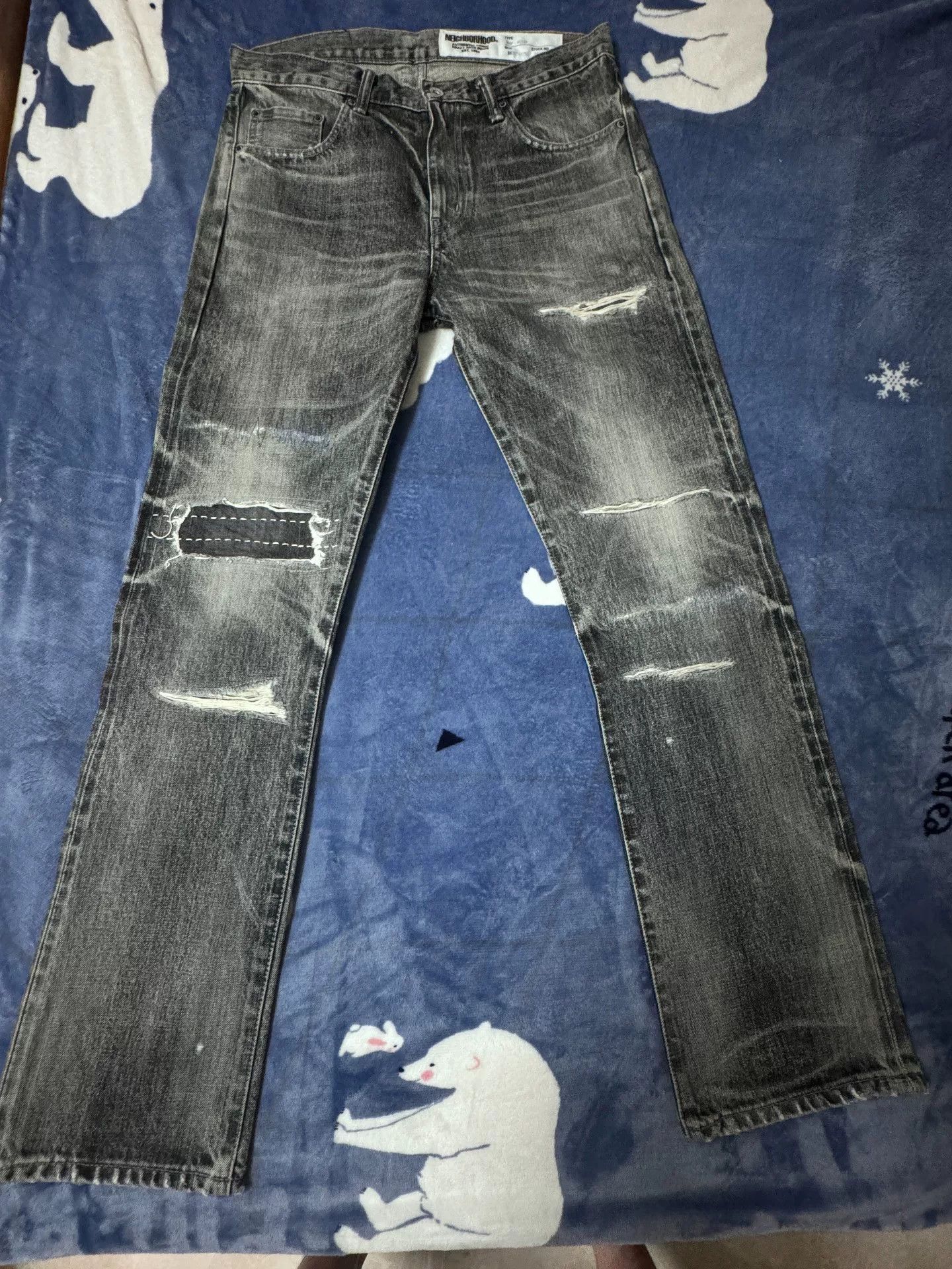 Neighborhood neighborhood jeans with mid-fit and minimal wear Size US 32 / EU 48 - 1 Thumbnail