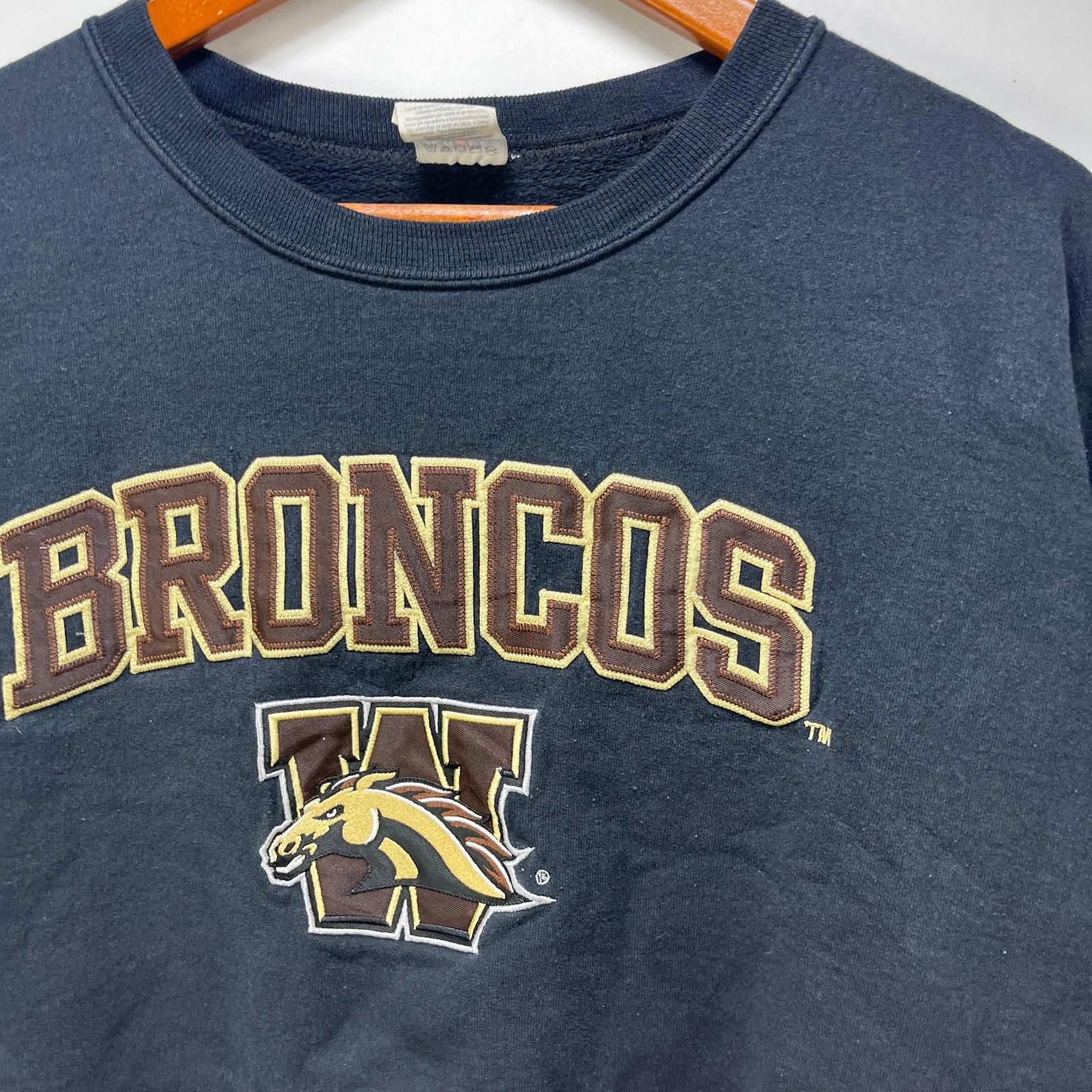 Designer Vintage West Michigan Broncos Sweatshirt 2XL Size ONE SIZE - 3 Thumbnail