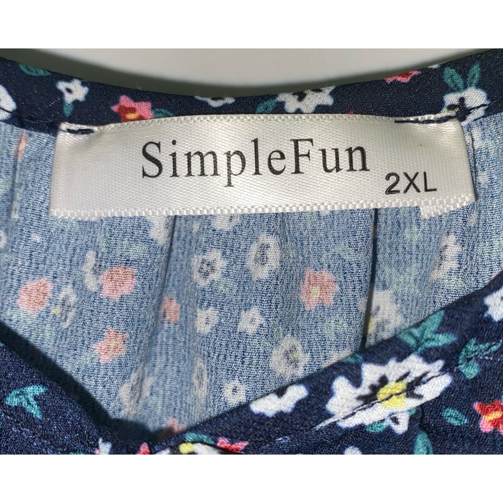 SIMPLE PROJECT Simple Fun Womens Blouse 2XL Size XXL / US 16-18 / IT 52-54 - 3 Thumbnail