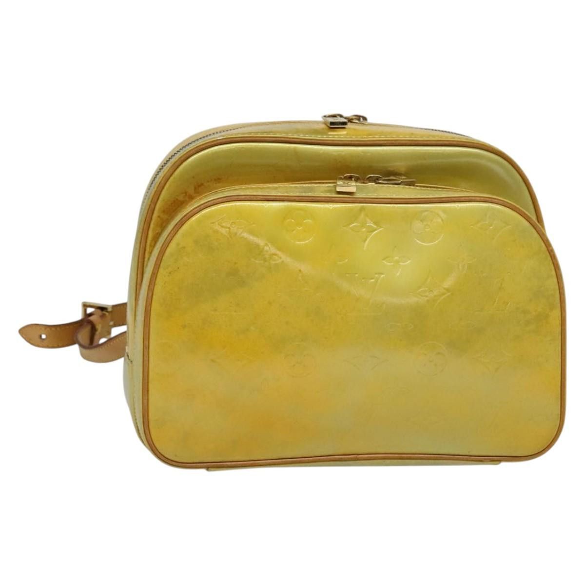 Louis Vuitton LOUIS VUITTON Monogram Vernis Marley Backpack Gris M91038 Size ONE SIZE - 1 Thumbnail
