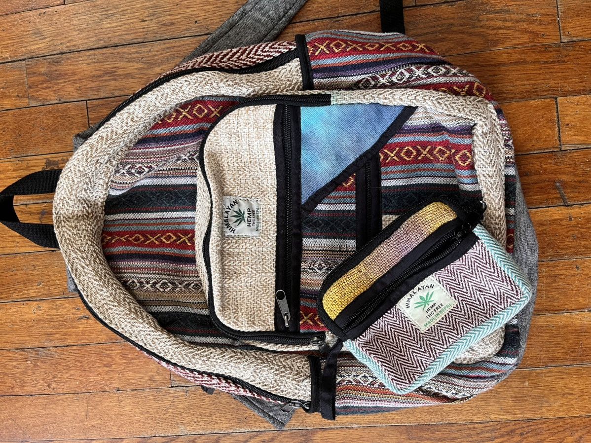 Other Himalayan Hemp backpack with carry pouch Size ONE SIZE - 21 Thumbnail
