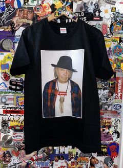 即決 supreme neil young tee black L-