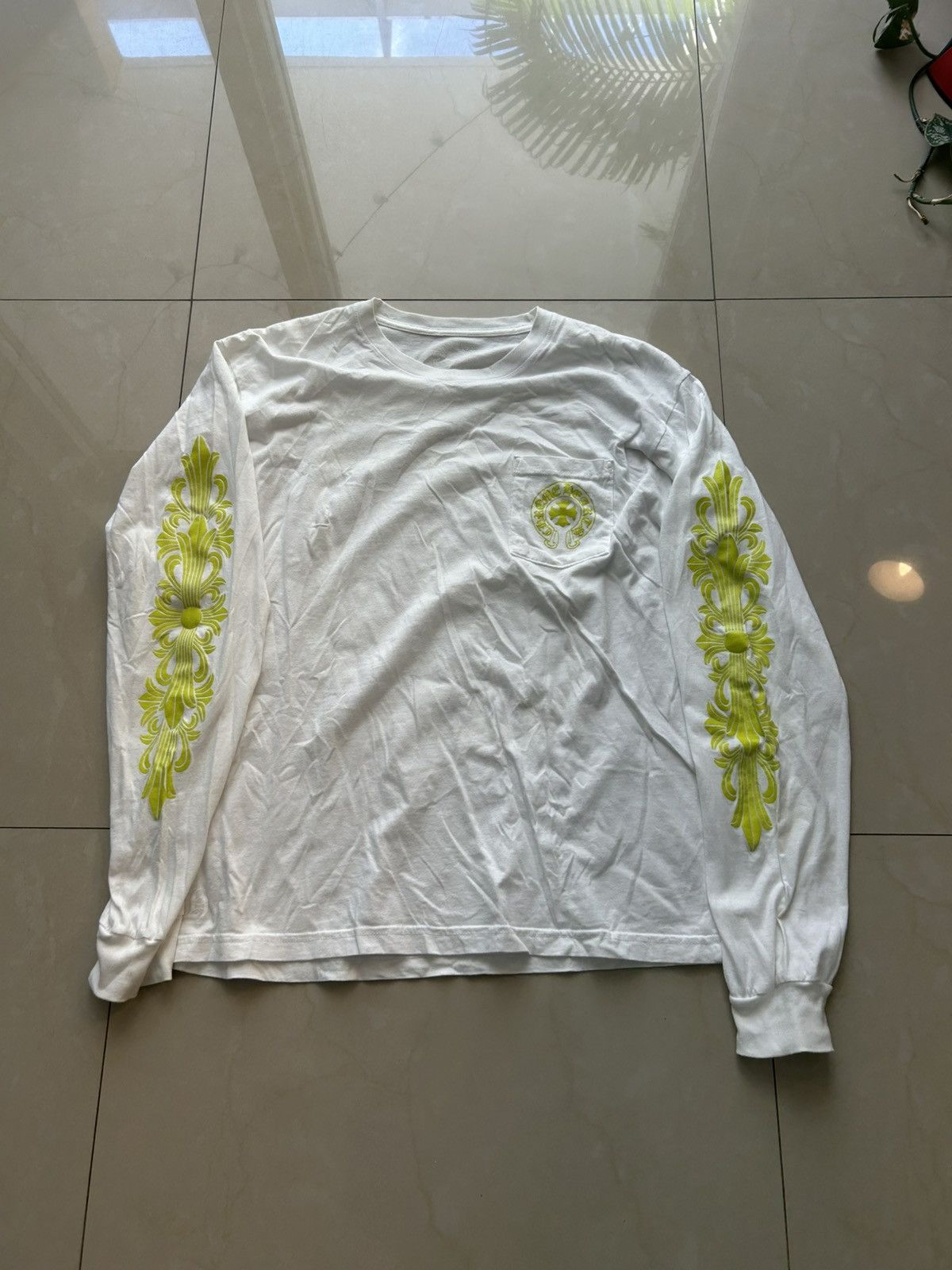 Chrome Hearts Chrome Hearts Hollywood Lime Long Sleeve Size US XL / EU 56 / 4 - 1 Thumbnail