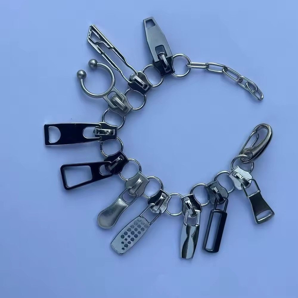 Jewelry Cyber Punk Zipper Bracelet Size ONE SIZE - 2 Thumbnail