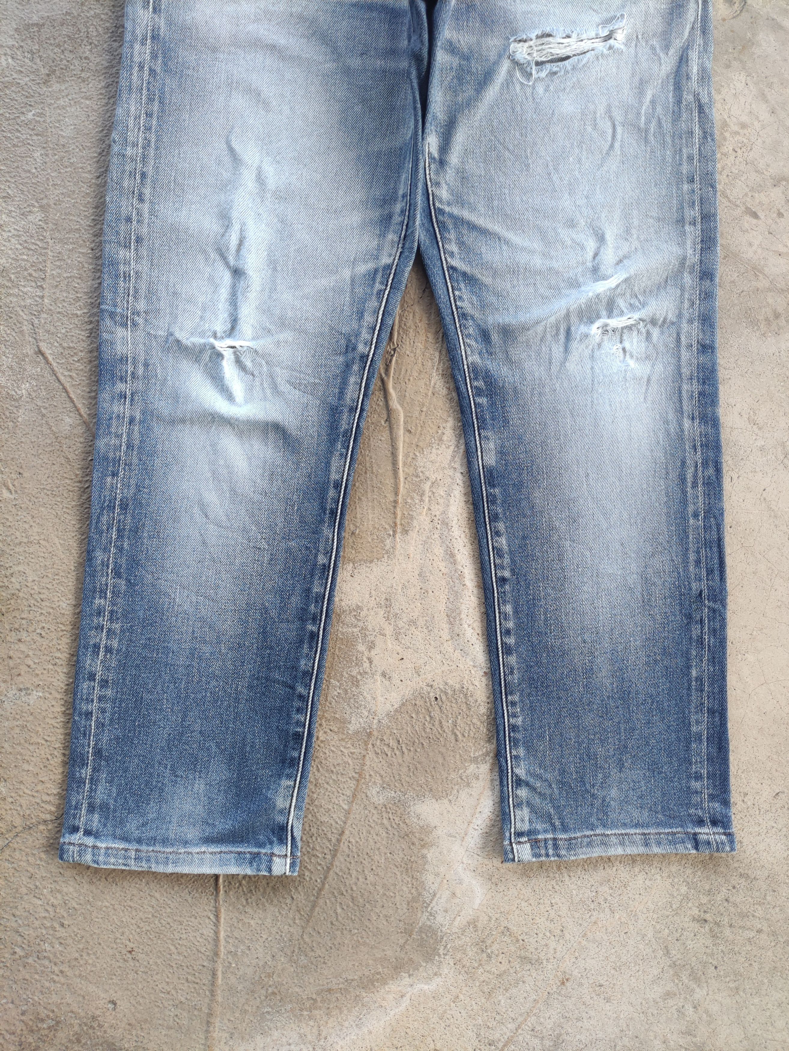 Japanese Brand Vintage Japanese Jean Distressed Faded Denim Pants Size US 34 / EU 50 - 4 Thumbnail