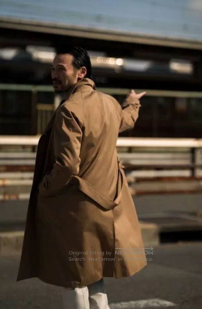 Ring Jacket stylish beige long coat for men. Size US M / EU 48-50 / 2 - 7 Thumbnail