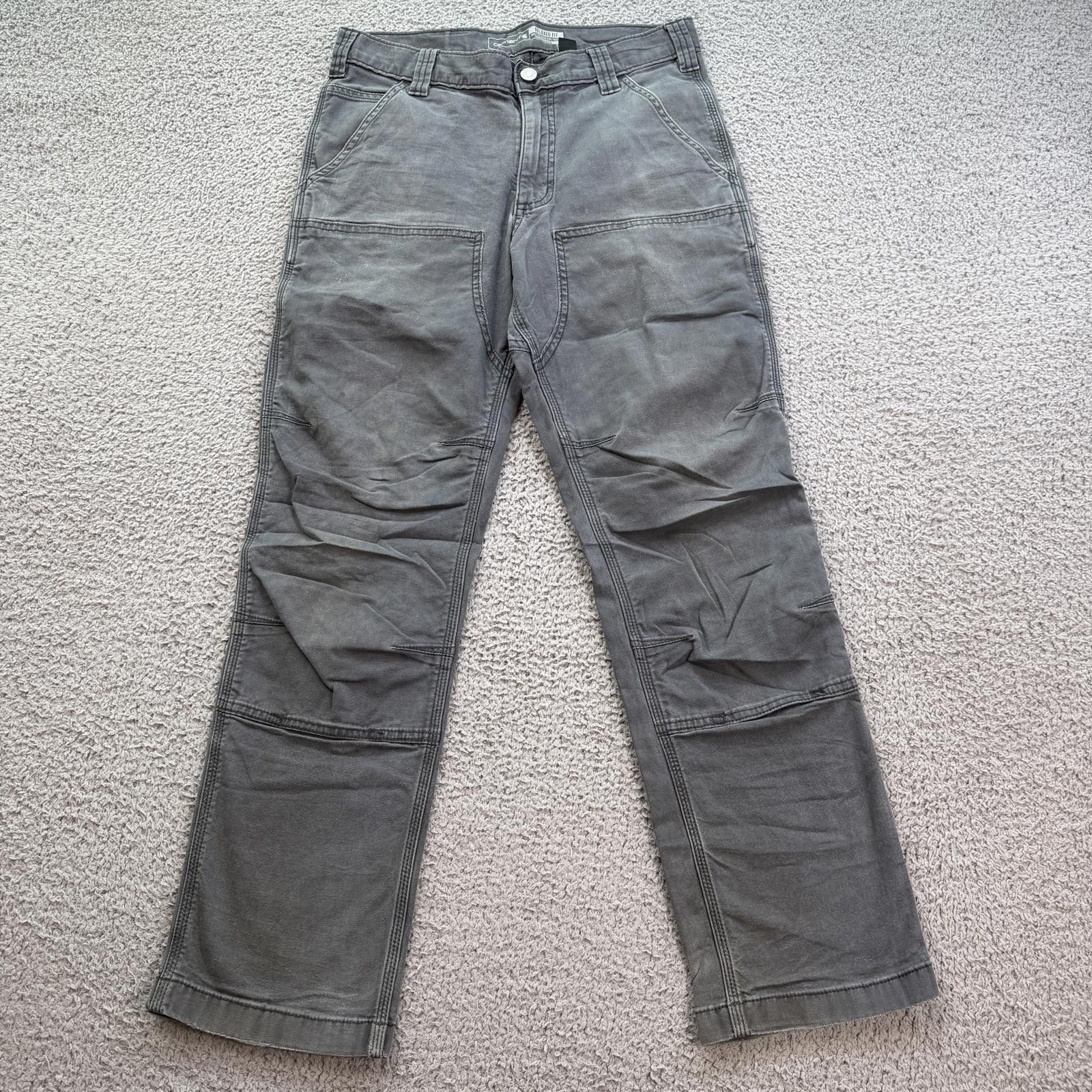 Carhartt Carhartt Double Front Work Pants 30x30 Gray Rugged Flex Size US 30 / EU 46 - 1 Thumbnail
