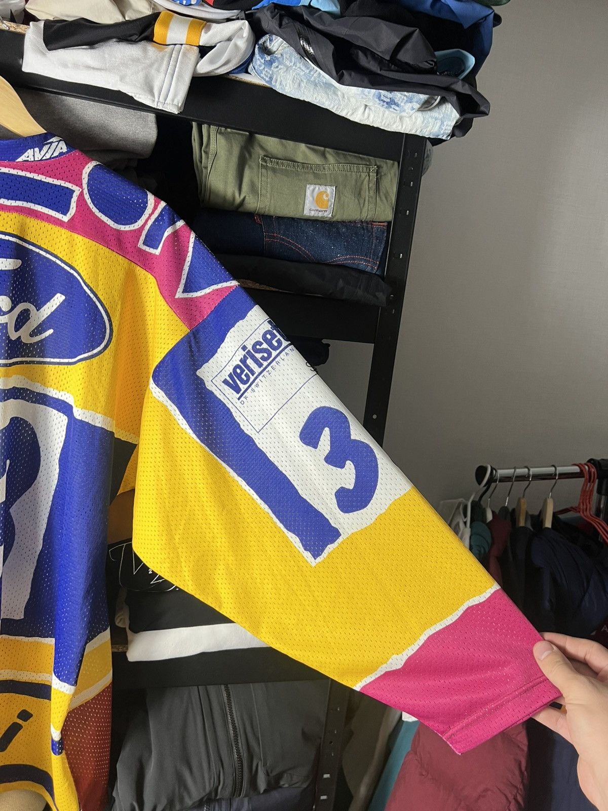 NHL 🏒 Vintage EV Zug Switzerland Ice Hockey Jersey #33 A. Künzi Size US L / EU 52-54 / 3 - 9 Thumbnail