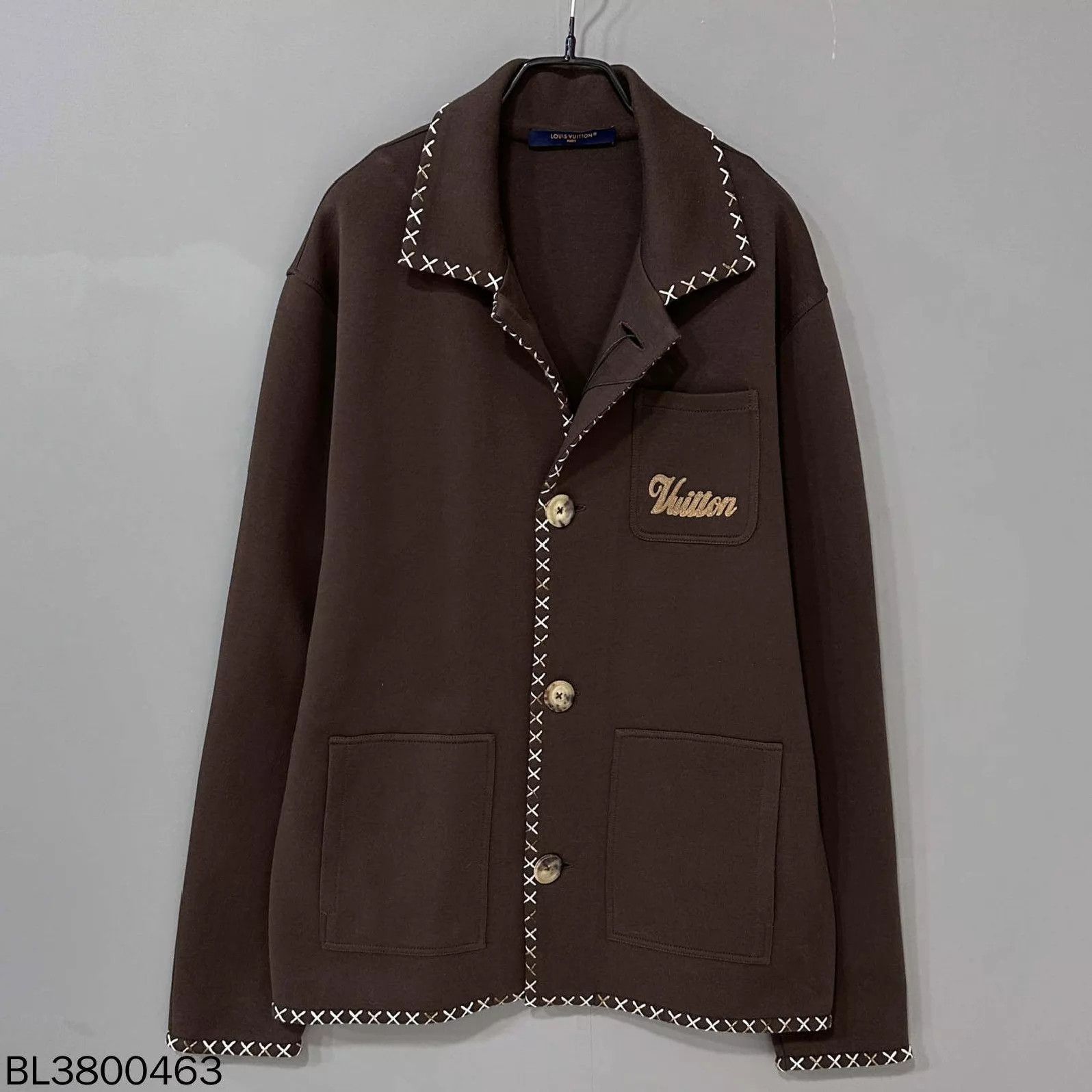 Louis Vuitton Tyler Collaboration New Brown Embroidered LV/Louis Vuitton Size US XL / EU 56 / 4 - 1 Thumbnail