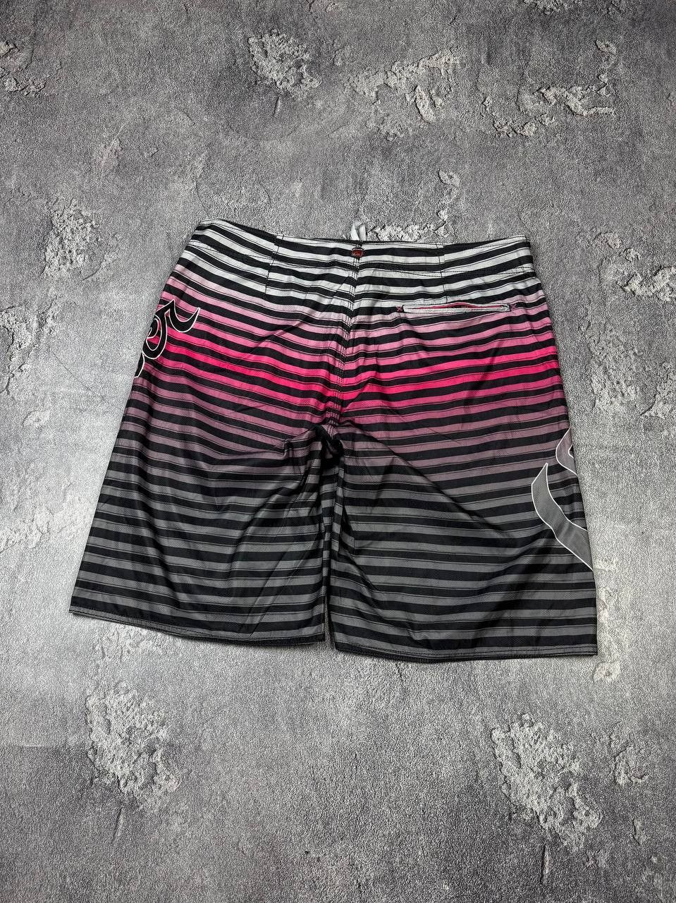 Quiksilver Y2K Quiksilver Surf Stripe Shorts 2000s Streetwear Size US 38 / EU 54 - 10 Thumbnail