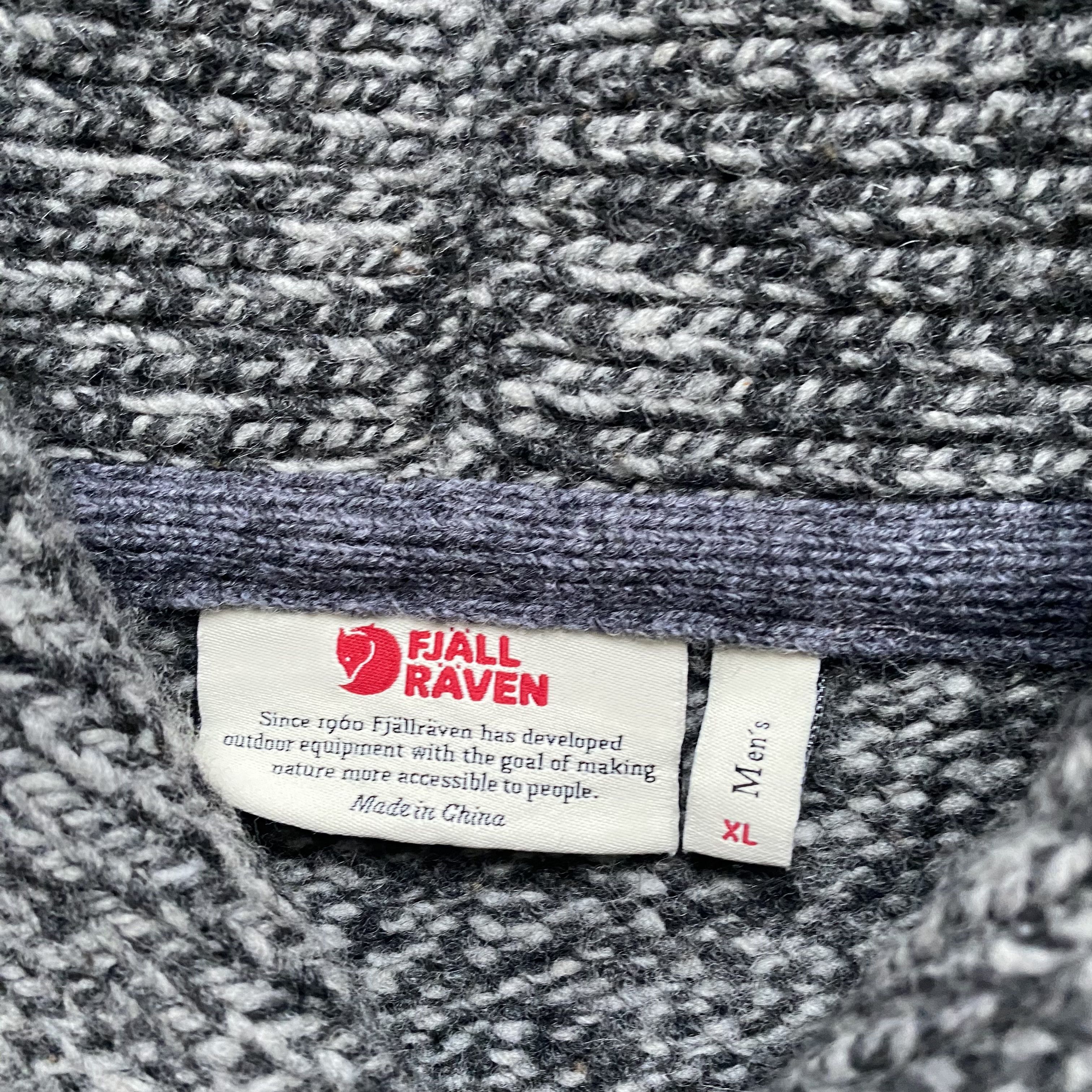 Fjallraven 🦊 Vintage 00s Fjalraven Heavy Knit Wool sweater Lada Size US XL / EU 56 / 4 - 8 Thumbnail