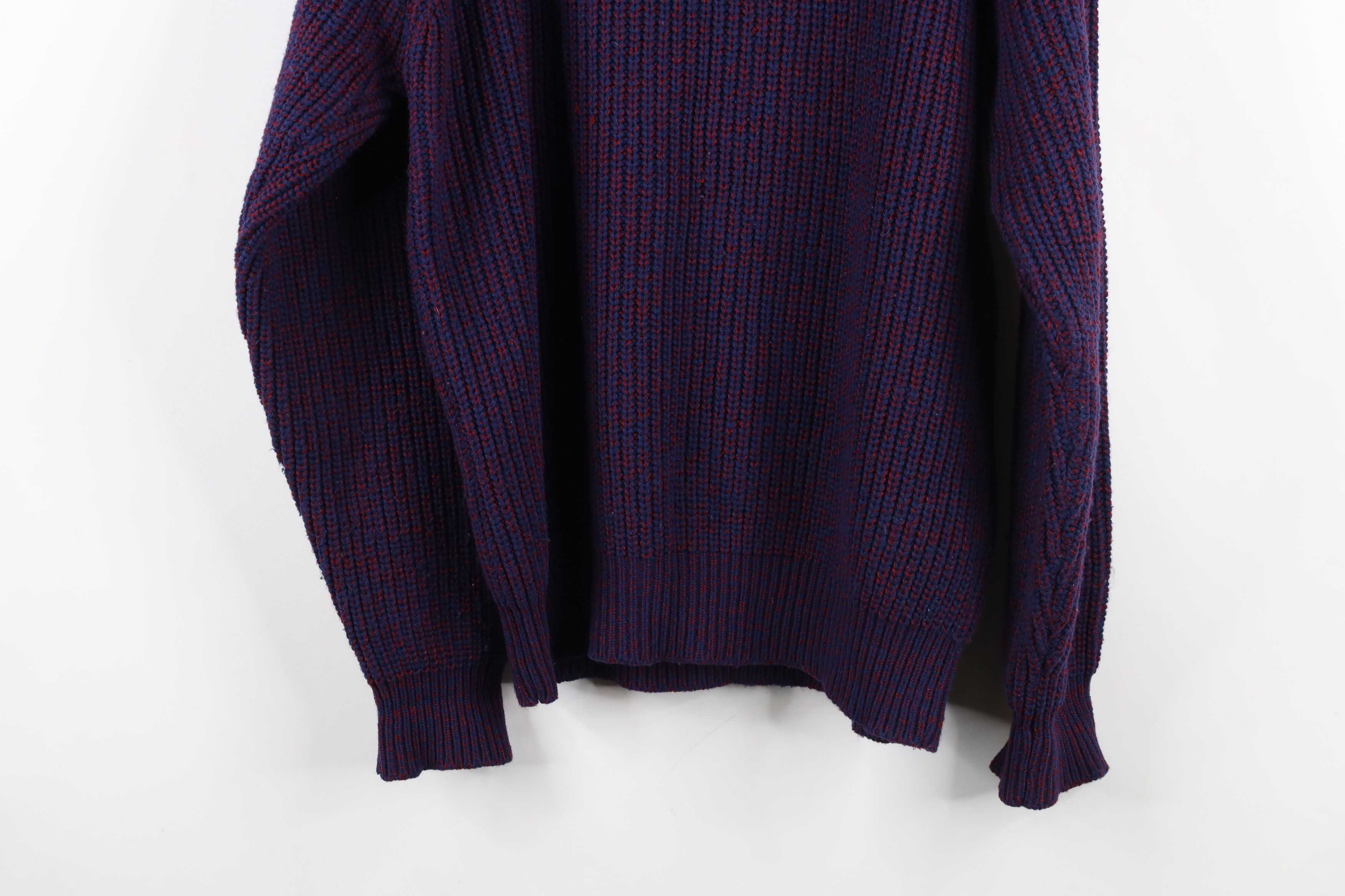 Vintage Vintage 70s Streetwear Chunky Ribbed Knit Crewneck Sweater Size US M / EU 48-50 / 2 - 9 Thumbnail