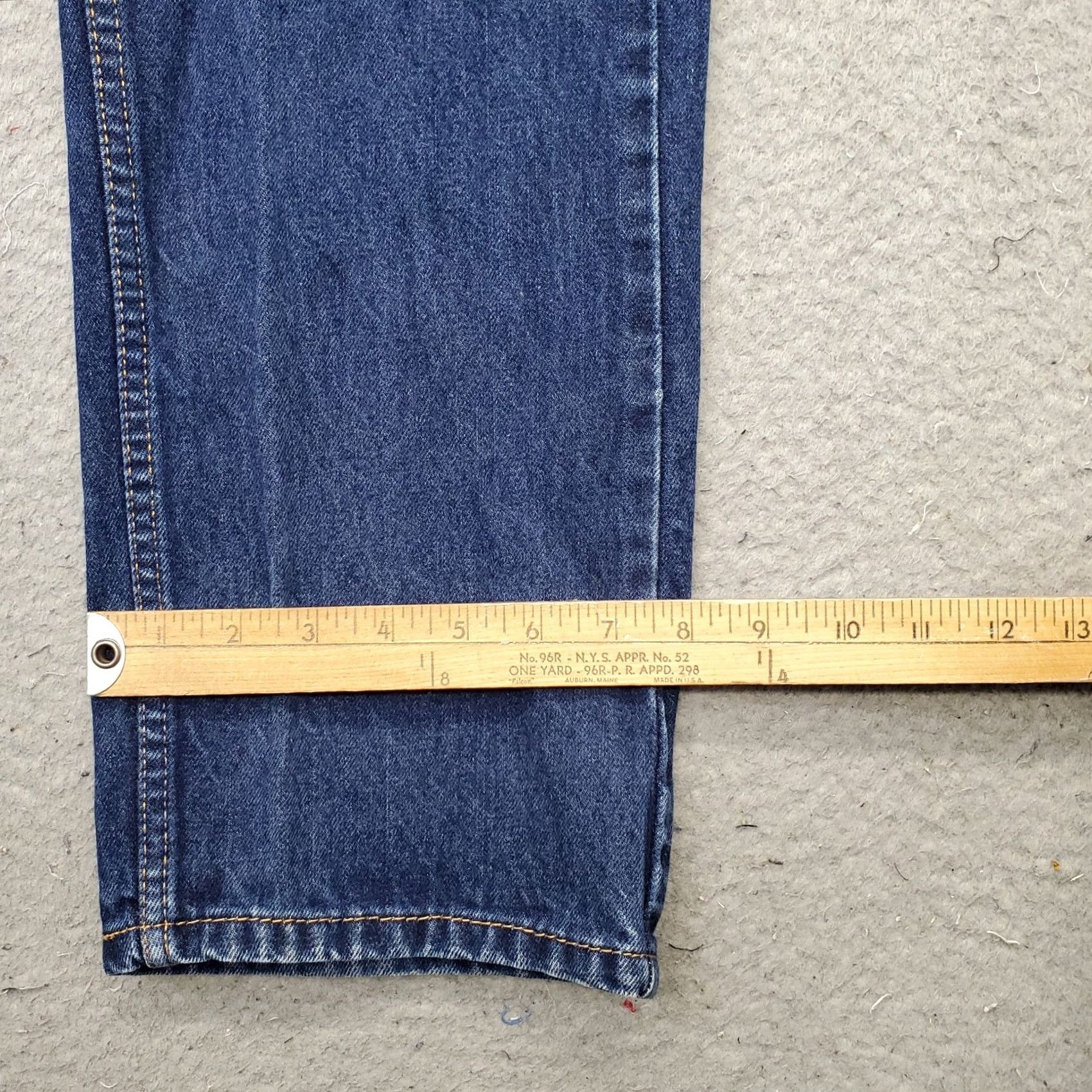 Levi's Levi's 505 Jeans Mens 32 Blue Denim Stretch 5-Pocket Medium Wash Straight Leg Size US 32 / EU 48 - 5 Thumbnail