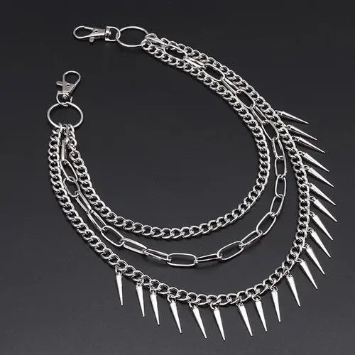 Jewelry Kawasaki x Mieko Multilayer Spike Pant Chain Size ONE SIZE - 2 Thumbnail