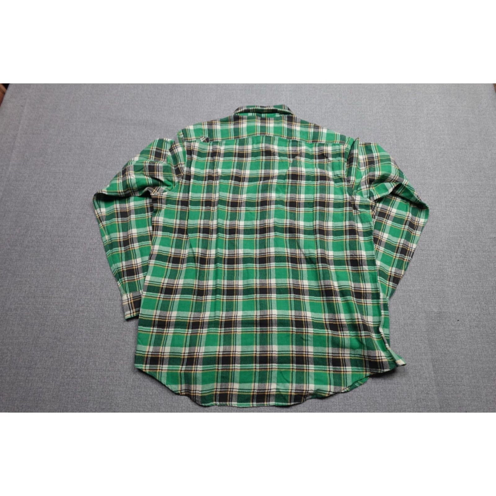 Polo Ralph Lauren Polo Ralph Lauren Button-Up Shirt Mens XL Green Plaid Twill Button-Down Shirt Size US XL / EU 56 / 4 - 7 Thumbnail