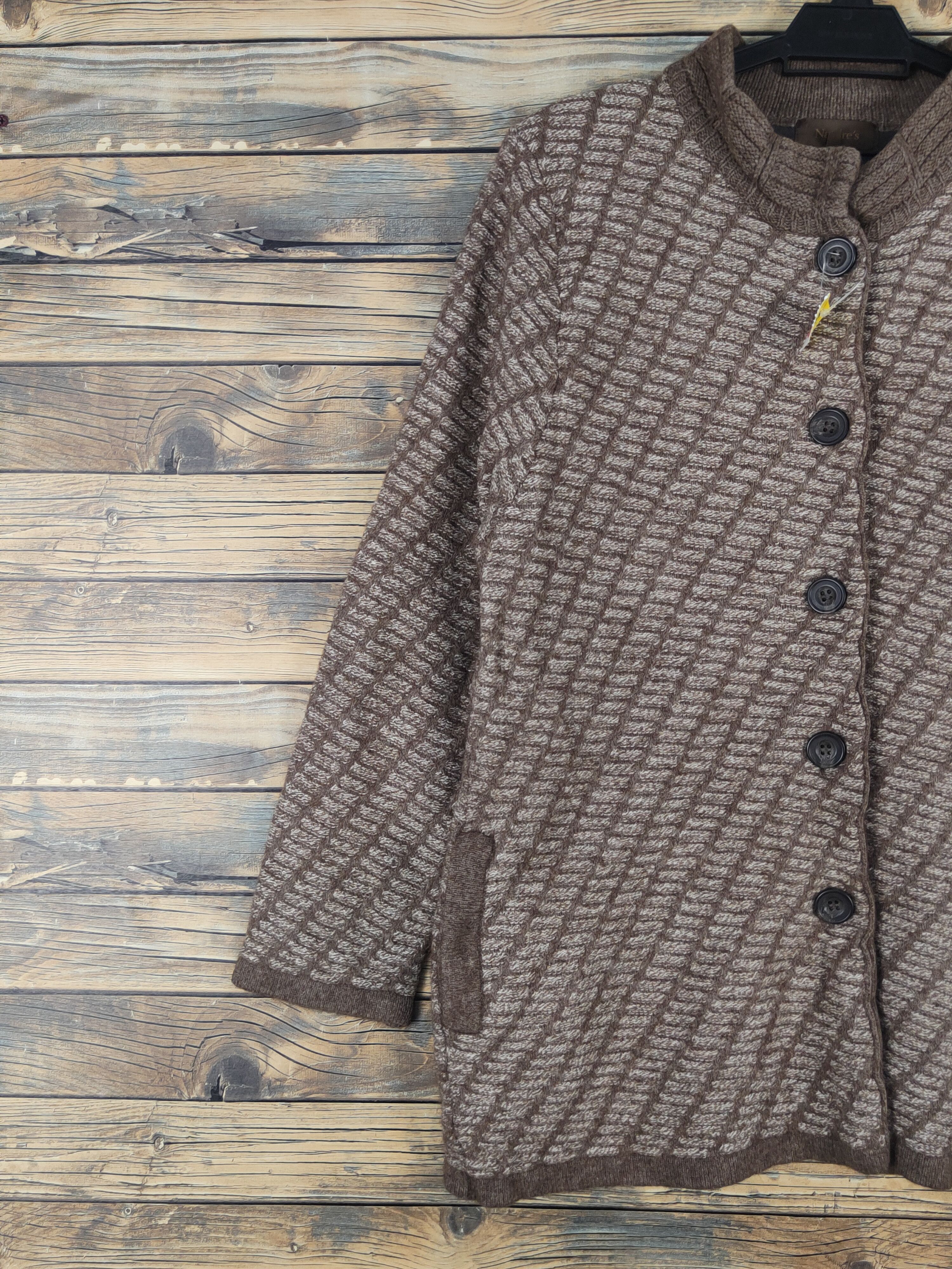 Homespun Knitwear × Japanese Brand Nature's Brown Knitwear Cardigan #W1276 Size US M / EU 48-50 / 2 - 3 Thumbnail