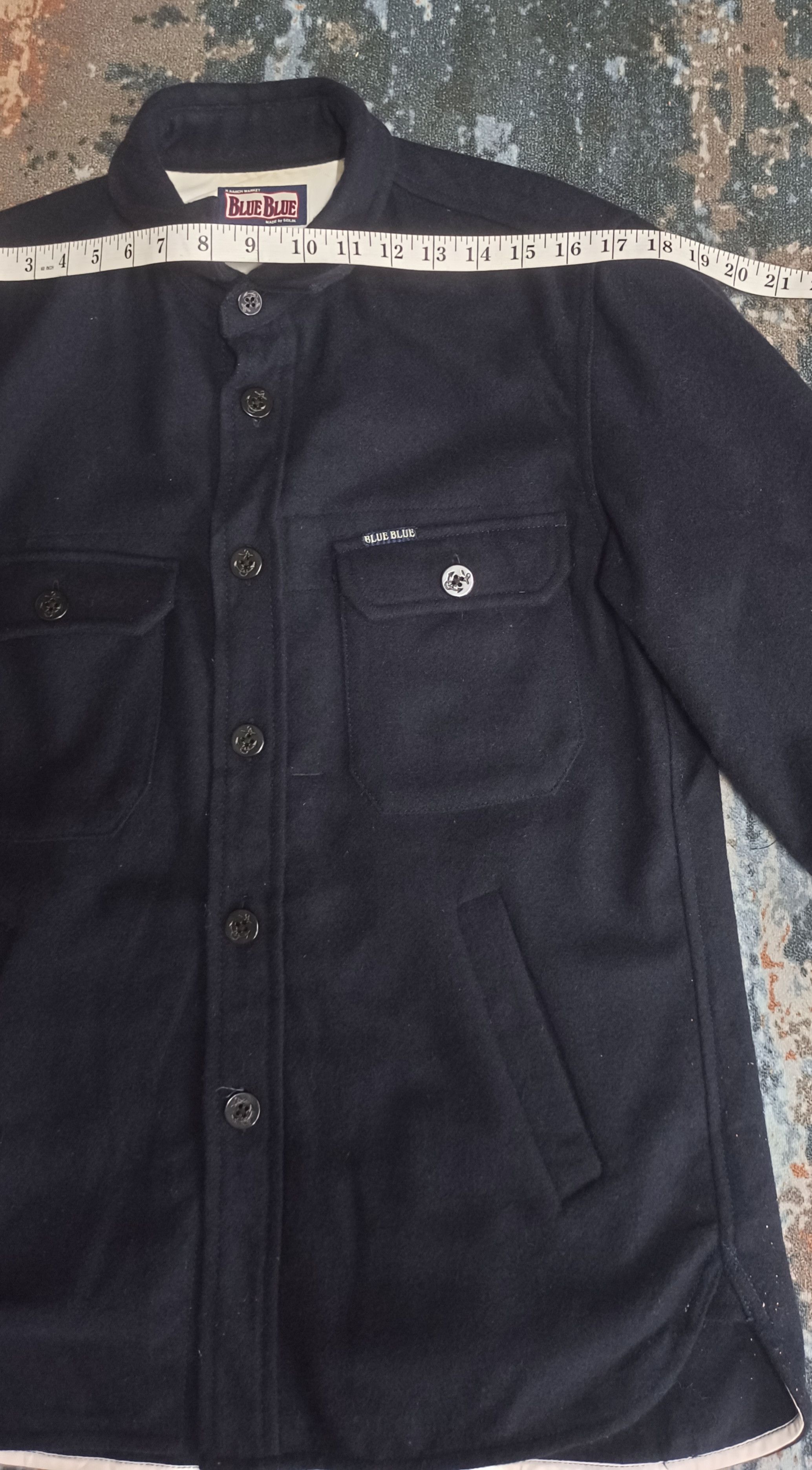 Blue Blue Japan Blue Blue Japan Indigo-Dyed Garments Wool Jacket Size US M / EU 48-50 / 2 - 13 Thumbnail