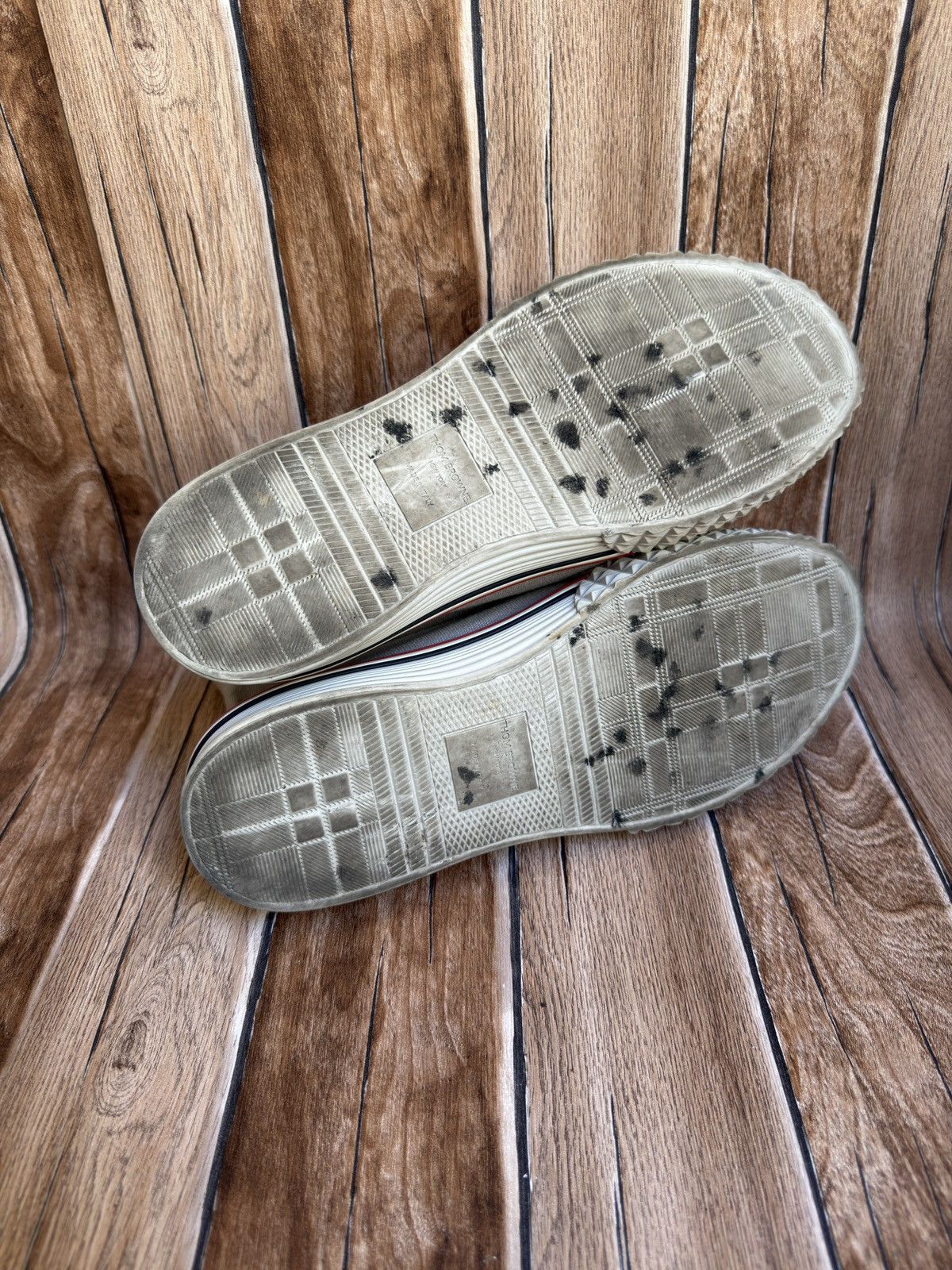 Thom Browne Sky blue collegiate sneaker Size US 10 / EU 43 - 13 Thumbnail