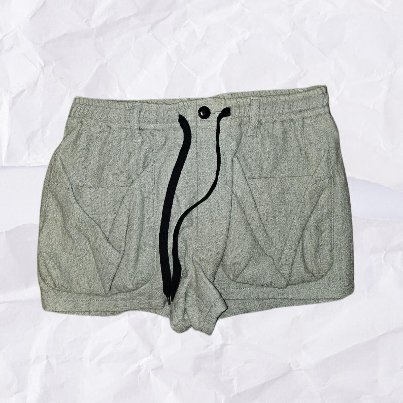 image of Number N Ine Number Nine Shorts in Grey, Women's (Size 24)