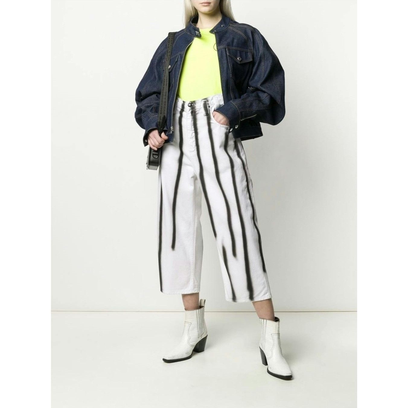 Eckhaus Latta Eckhaus Latta Puff Sleeve Denim Jacket Size US M / EU 48-50 / 2 - 2 Thumbnail