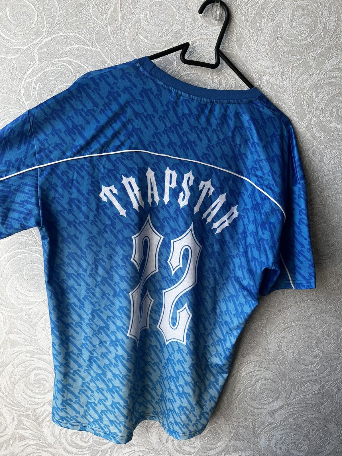 Trapstar London Trapstar Blue Monogram Jersey Italian Collaboration DrillY2K Size US XL / EU 56 / 4 - 6 Thumbnail