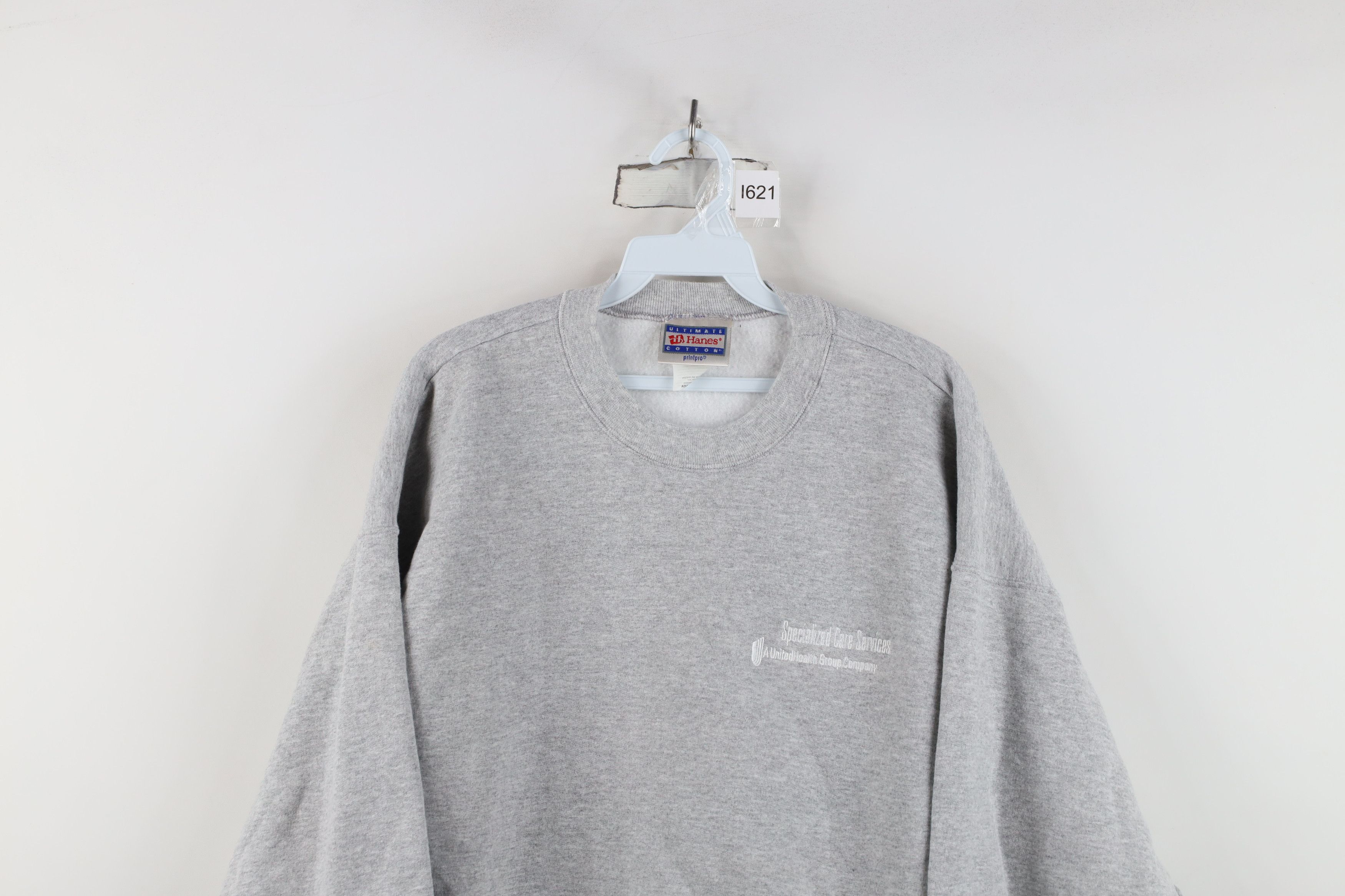 Vintage Vintage Care Service UnitedHealth Group Sweatshirt Gray Size US L / EU 52-54 / 3 - 2 Thumbnail