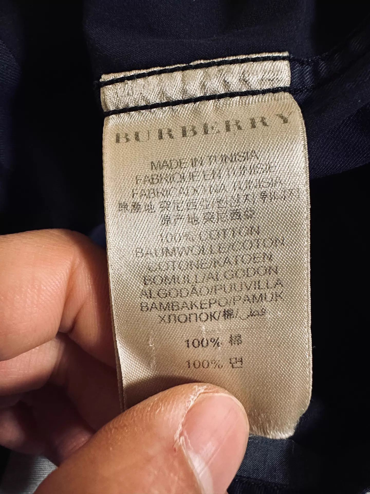 Burberry BURBERRY Men's Blue Check Runway Shirt M 98 New Size US M / EU 48-50 / 2 - 8 Thumbnail